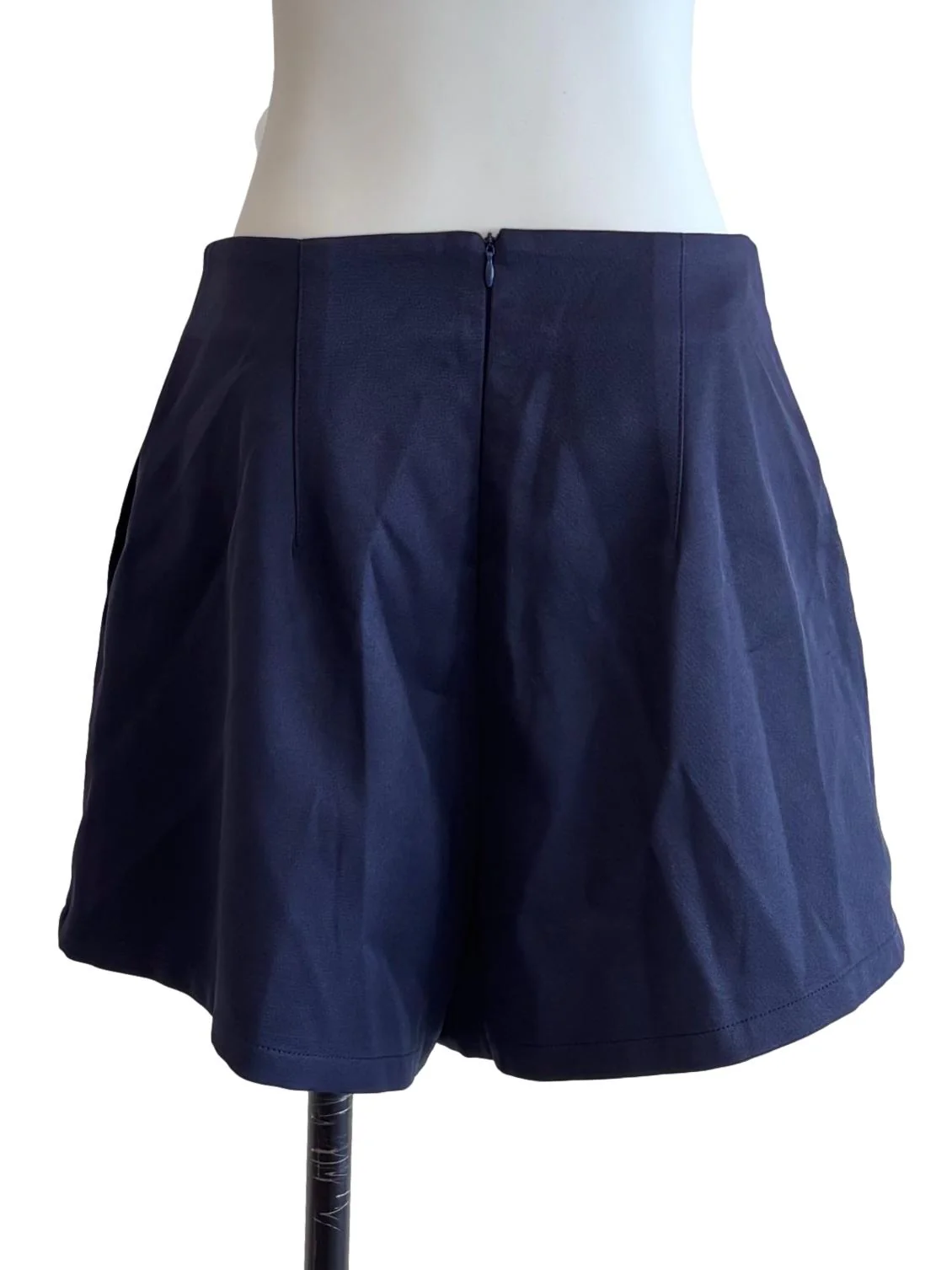 Admiral Blue High Waisted Shorts - Image 2