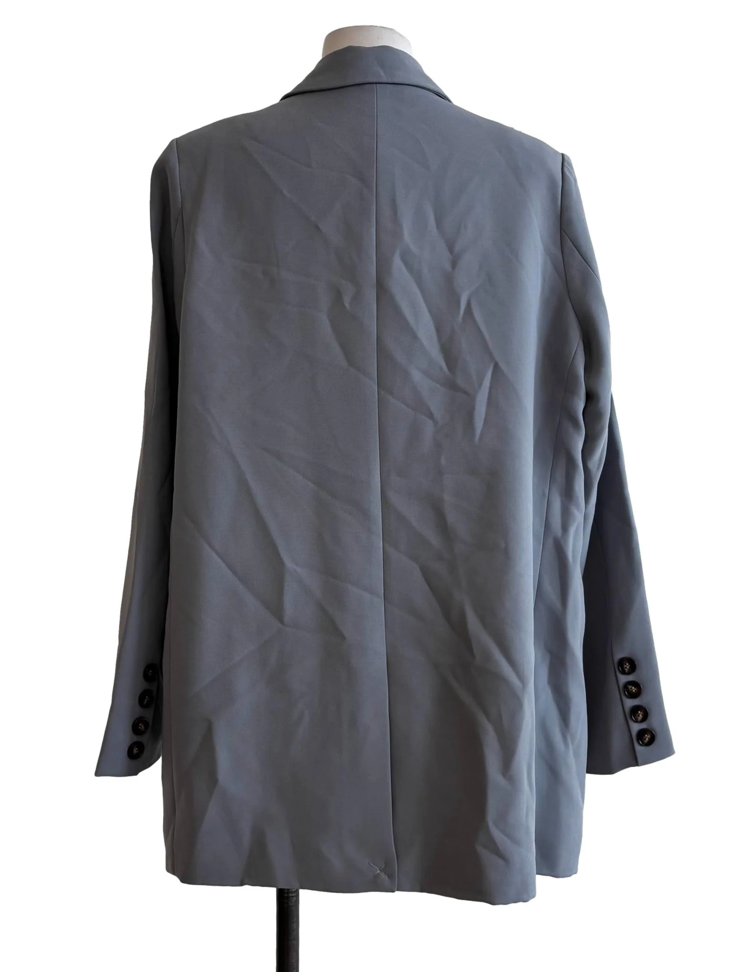 Aegean Blue One Button Blazer - Image 2