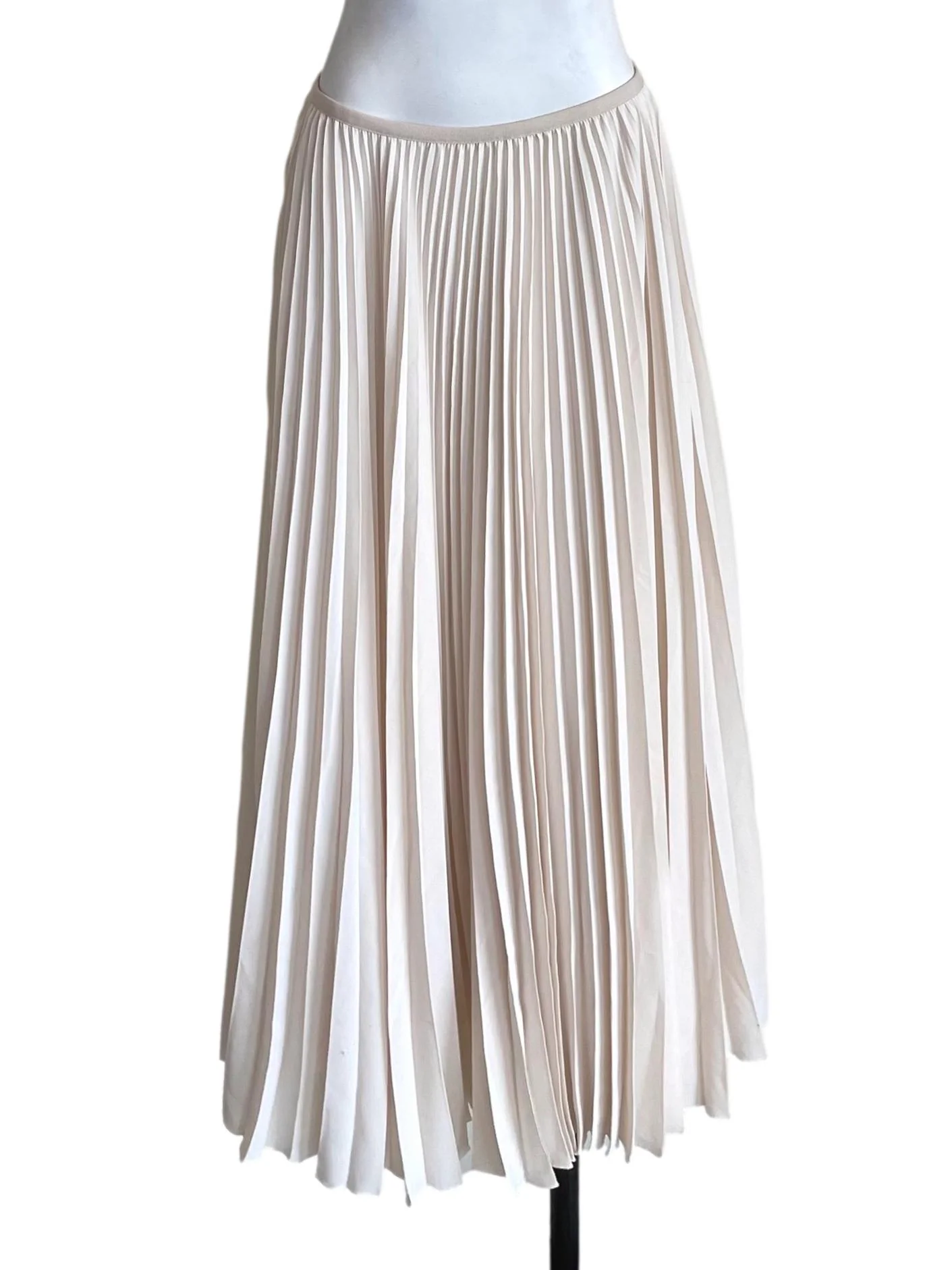 Alabaster Accordion Twirl Skirt LB