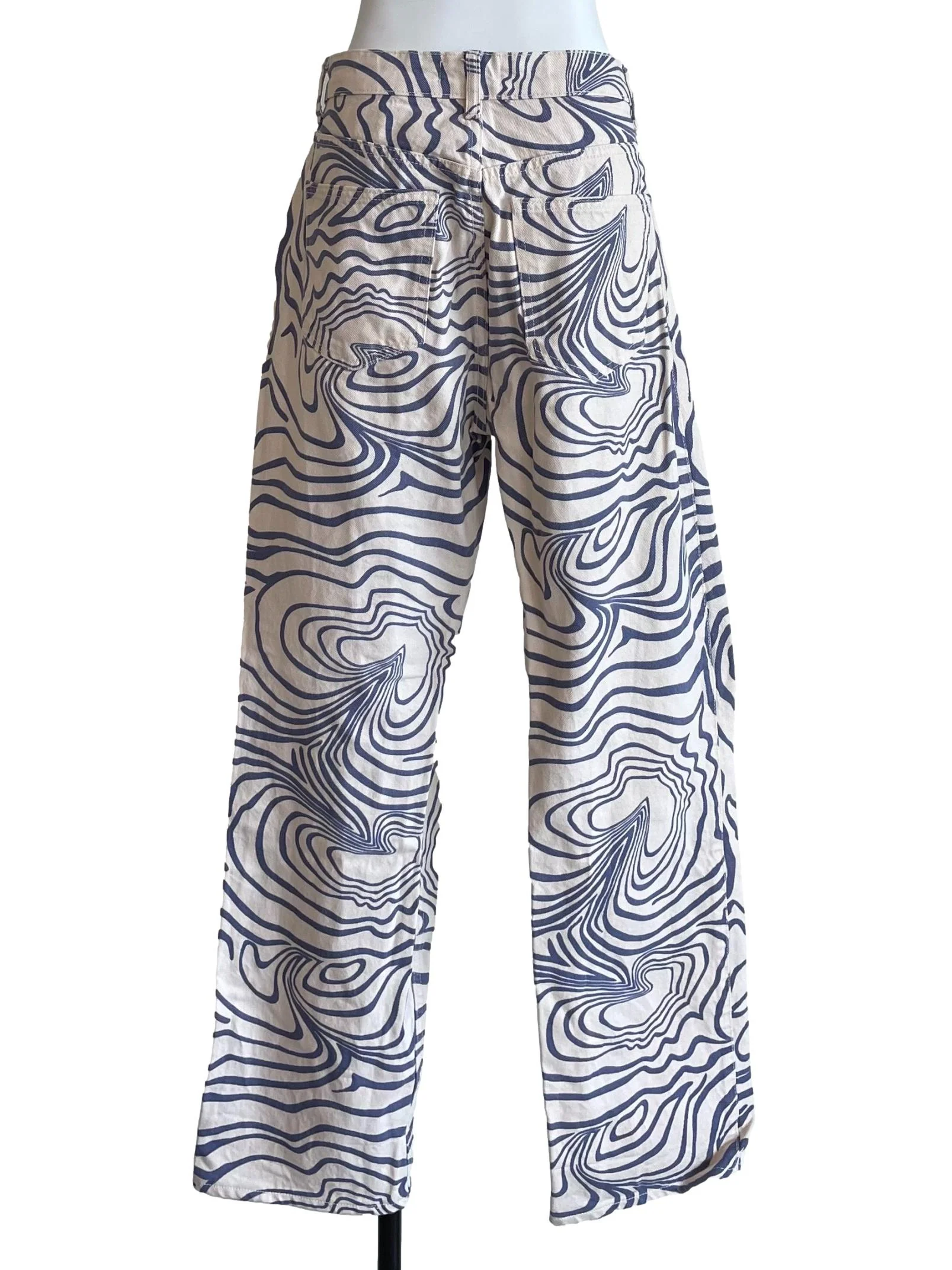 Alabaster Pattern Baggy Jeans - Image 2