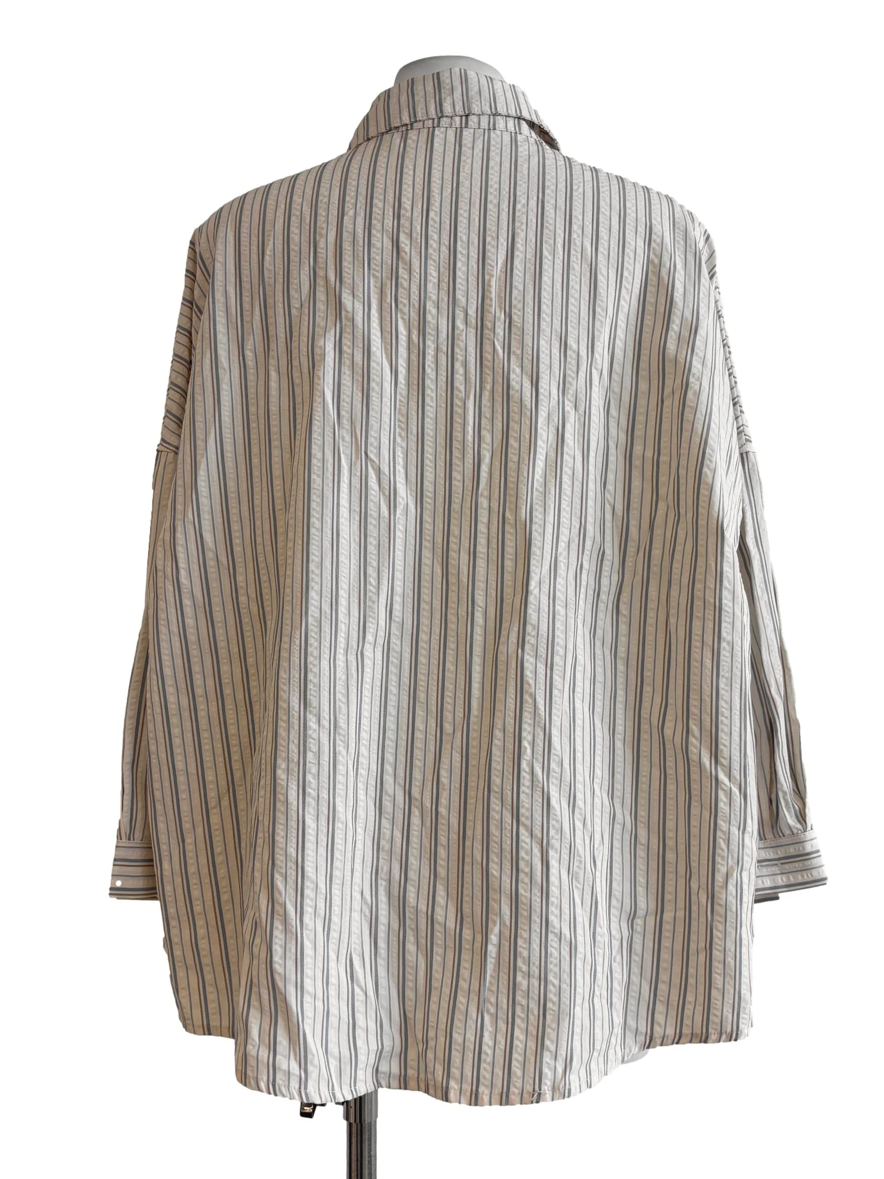Almond Striped Buttoned Shirt TTR - Image 2