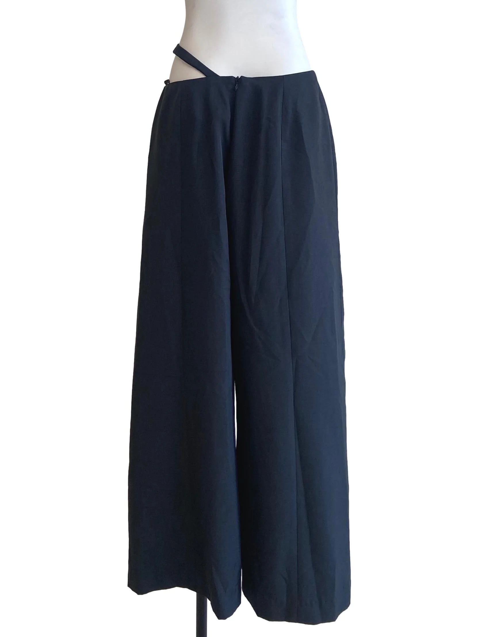 Anchor Grey Highwaist Herringbone Pants - Image 2
