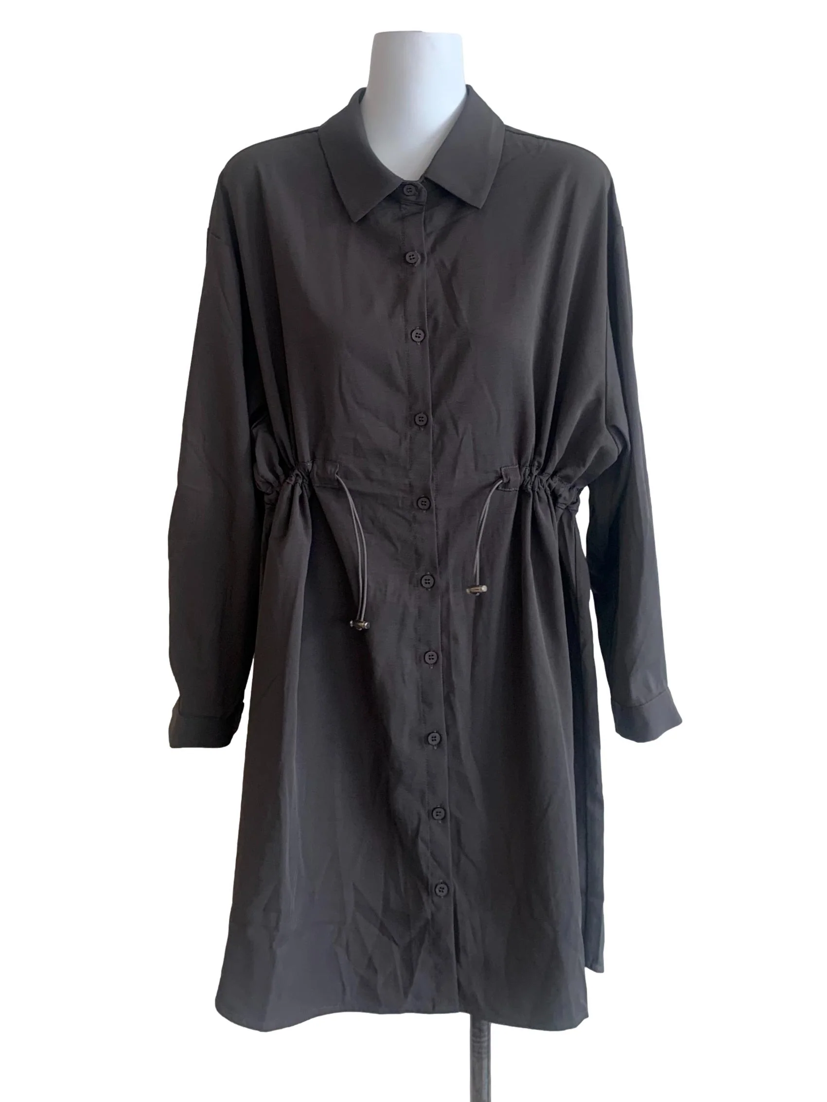 Anchor Grey Shirt Dress