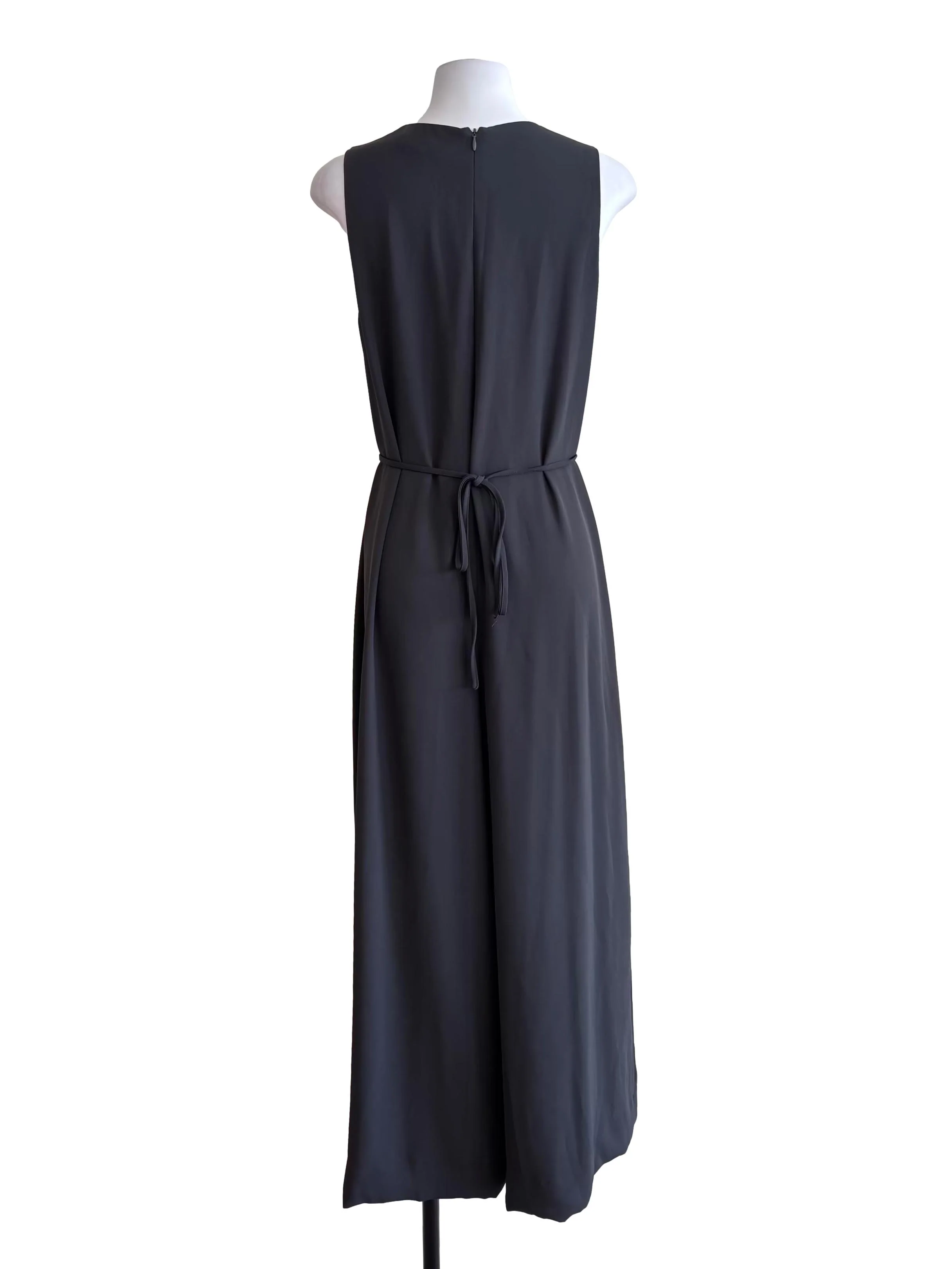 Anchor Grey V Neck Wide Leg Jumpsuit - Image 2