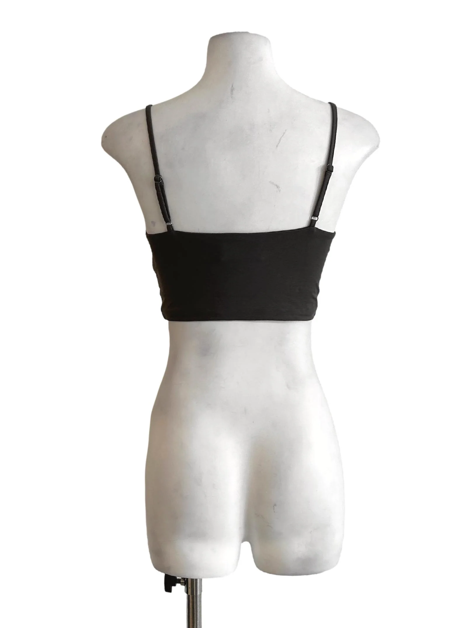 Ash Grey Crop Top TTR - Image 2