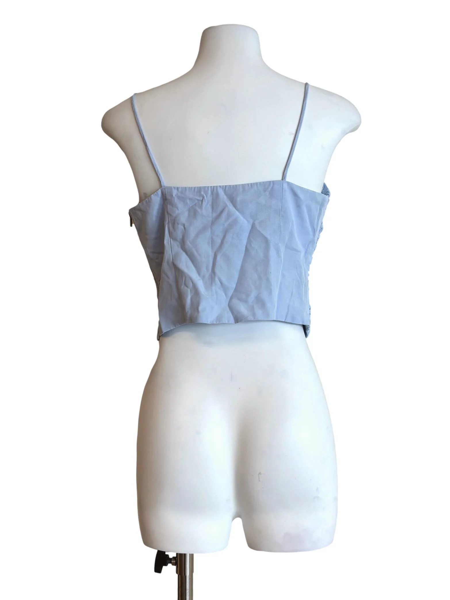 Baby Blue Fitted Camisole Top LB - Image 2