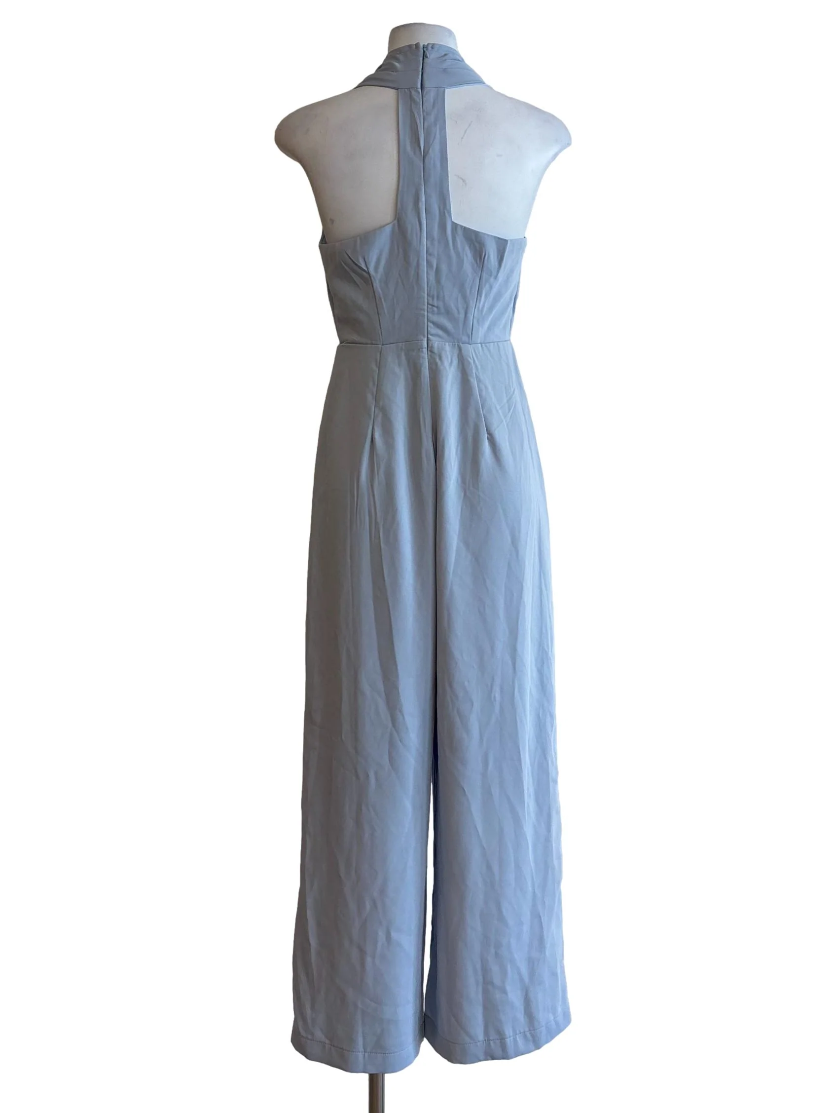 Baby Blue Halter Jumpsuit - Image 2