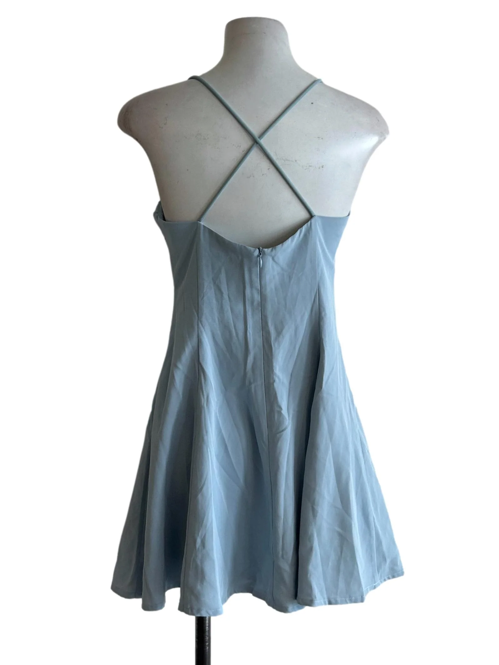 Baby Blue Mini Dress - Image 2