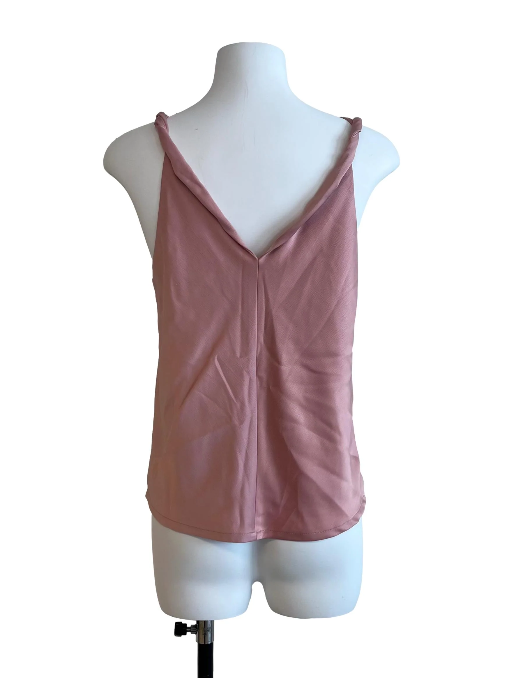 Baby Pink V-Neck Top - Image 2