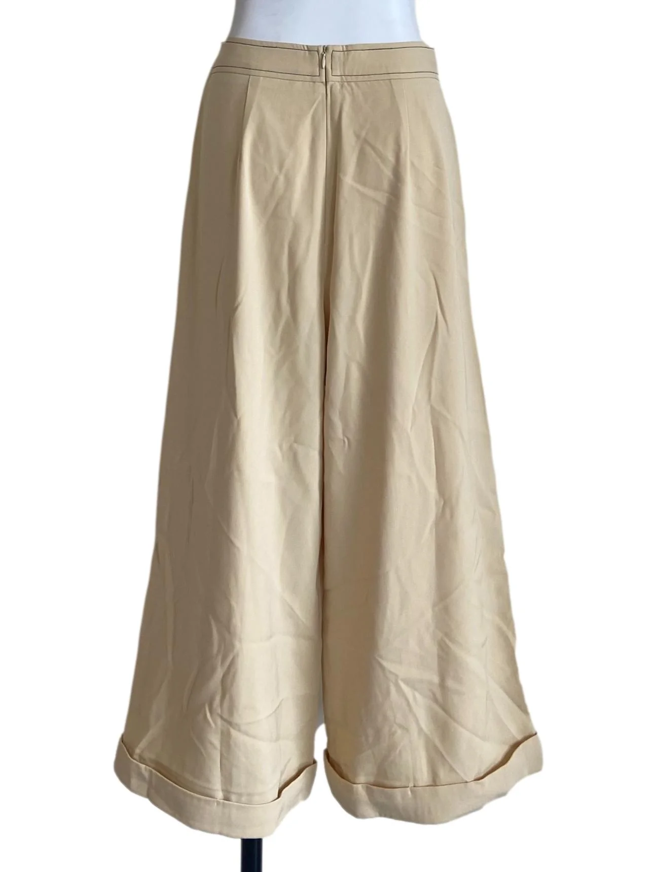 Banana Yellow Highwaist Formal Pants - Image 2
