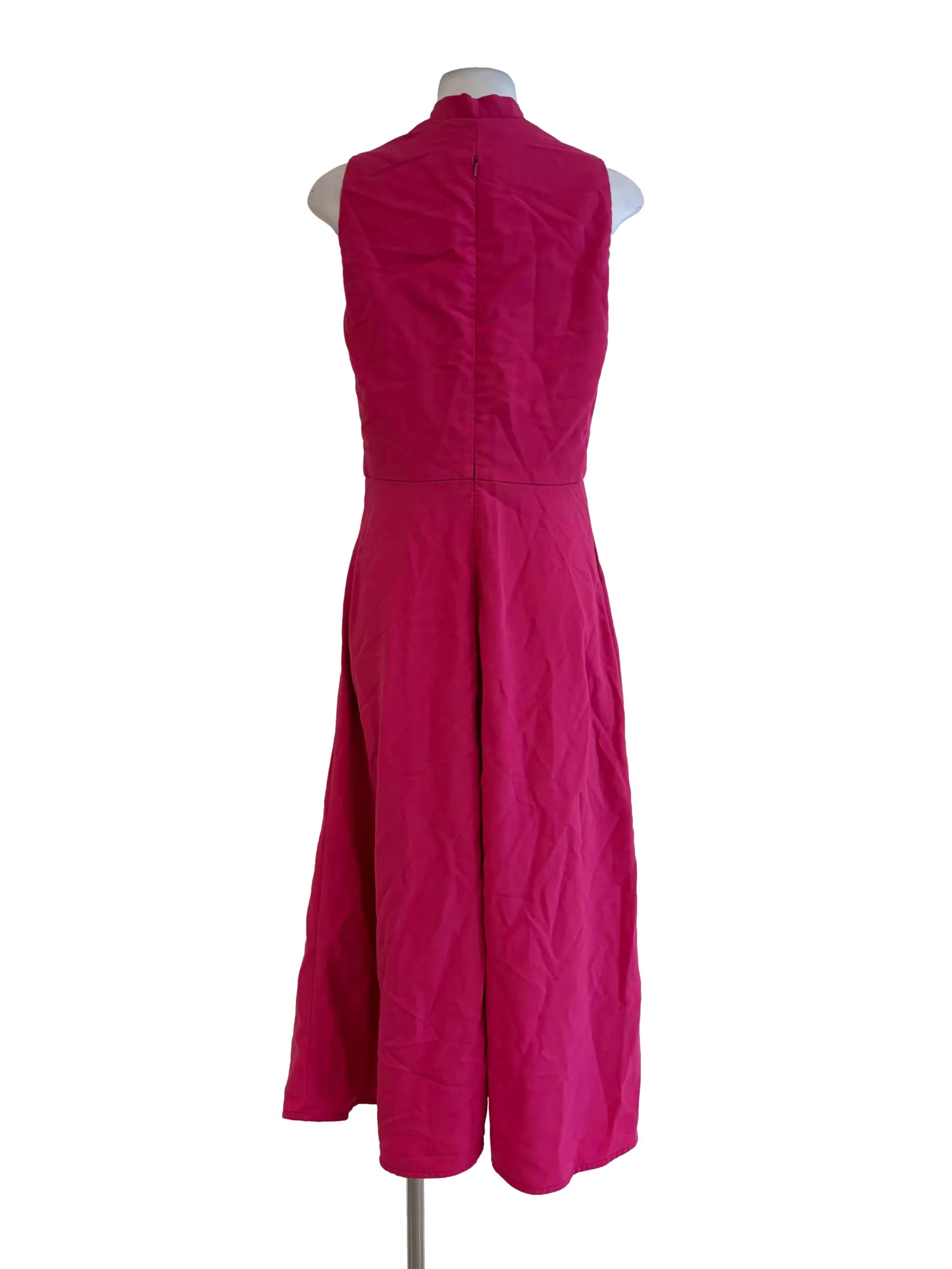 Barbie Pink Sleeveless Midi Dress - Image 2