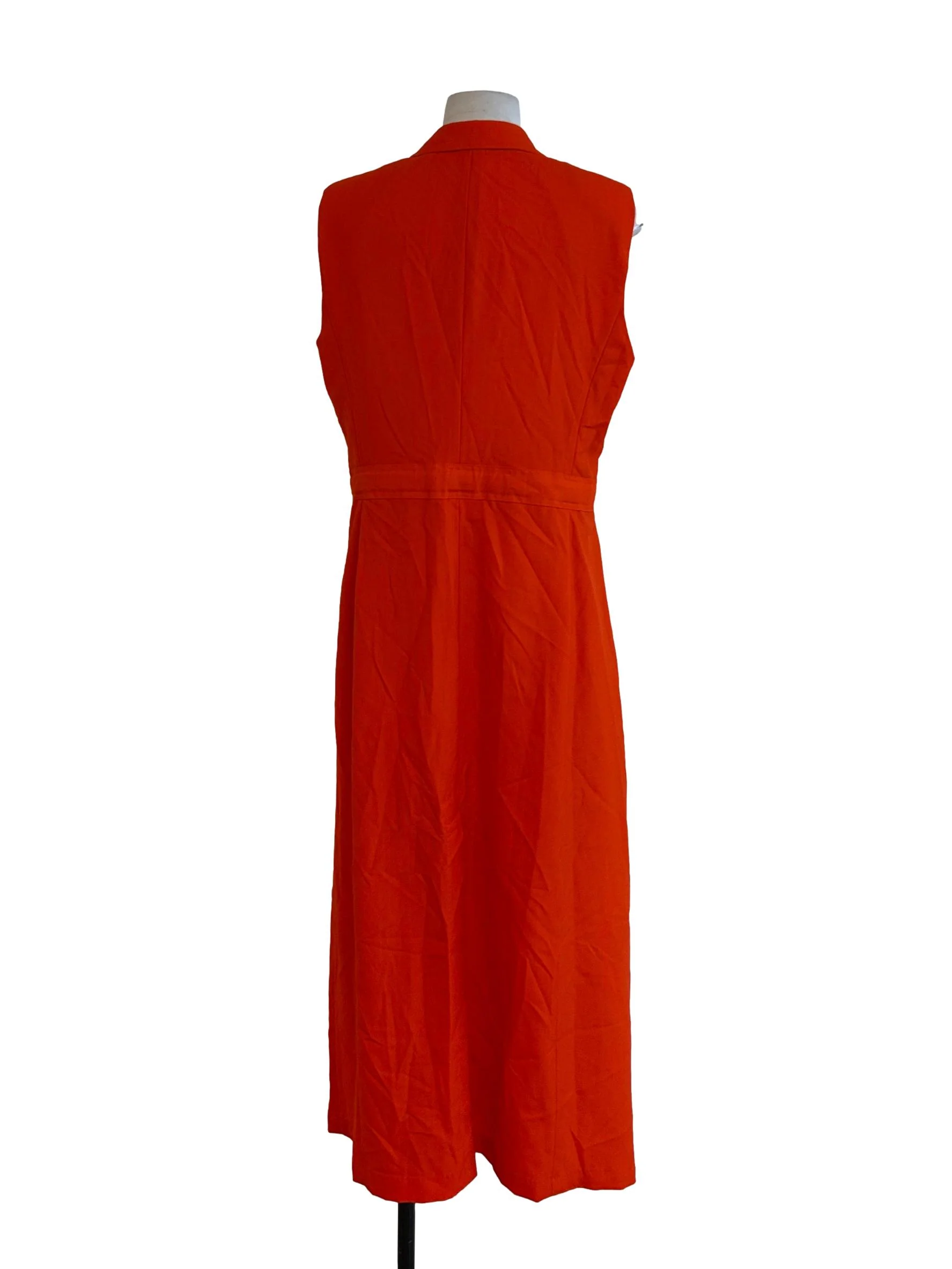 Basel Trenchcoat - Sleeveless Trench In Sweet Orange CSN - Image 6