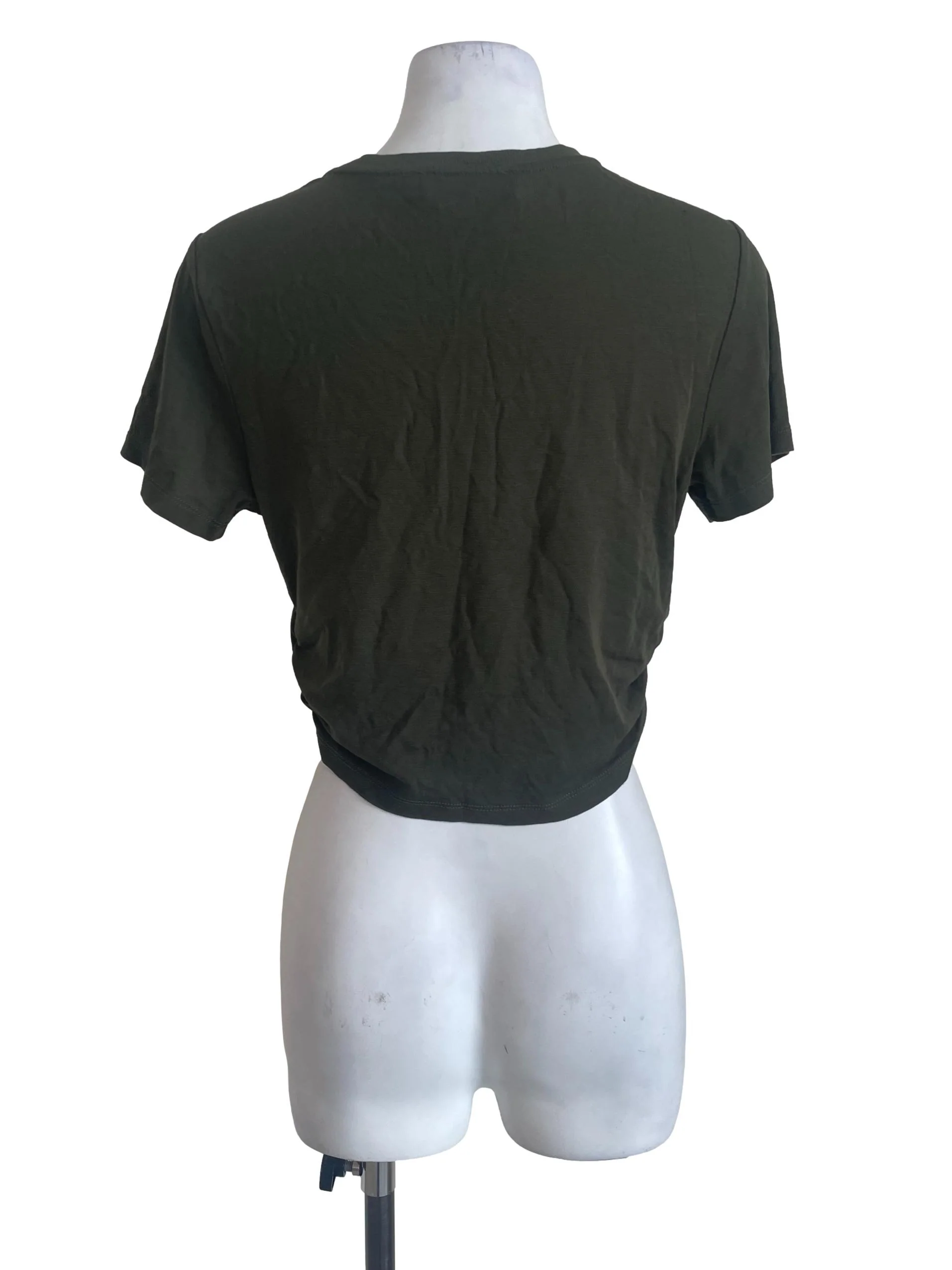 Basil Green Crop Top - Image 2