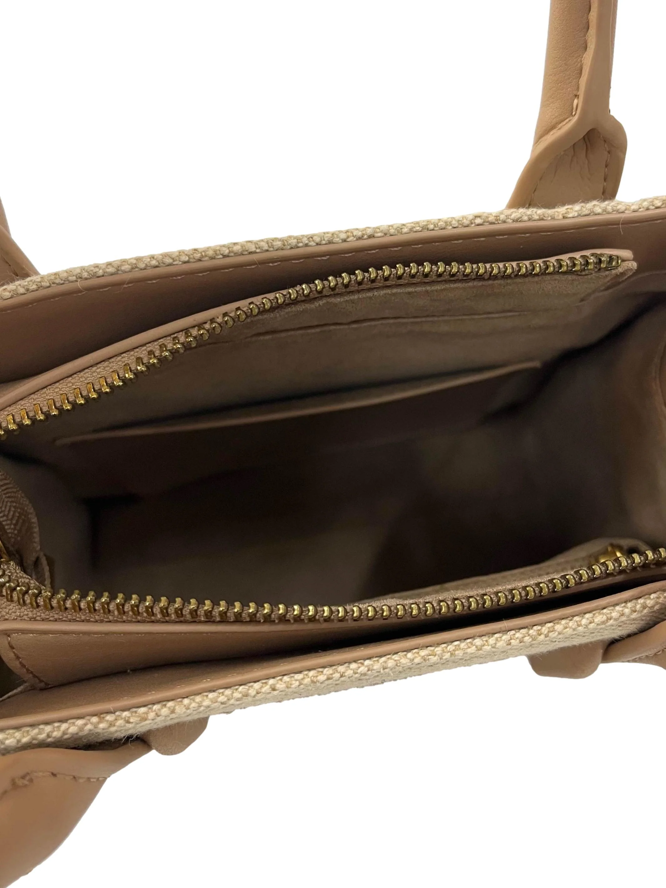 Beige Canvas 2-Way Laurel Goddess Tote Bag CSN - Image 5