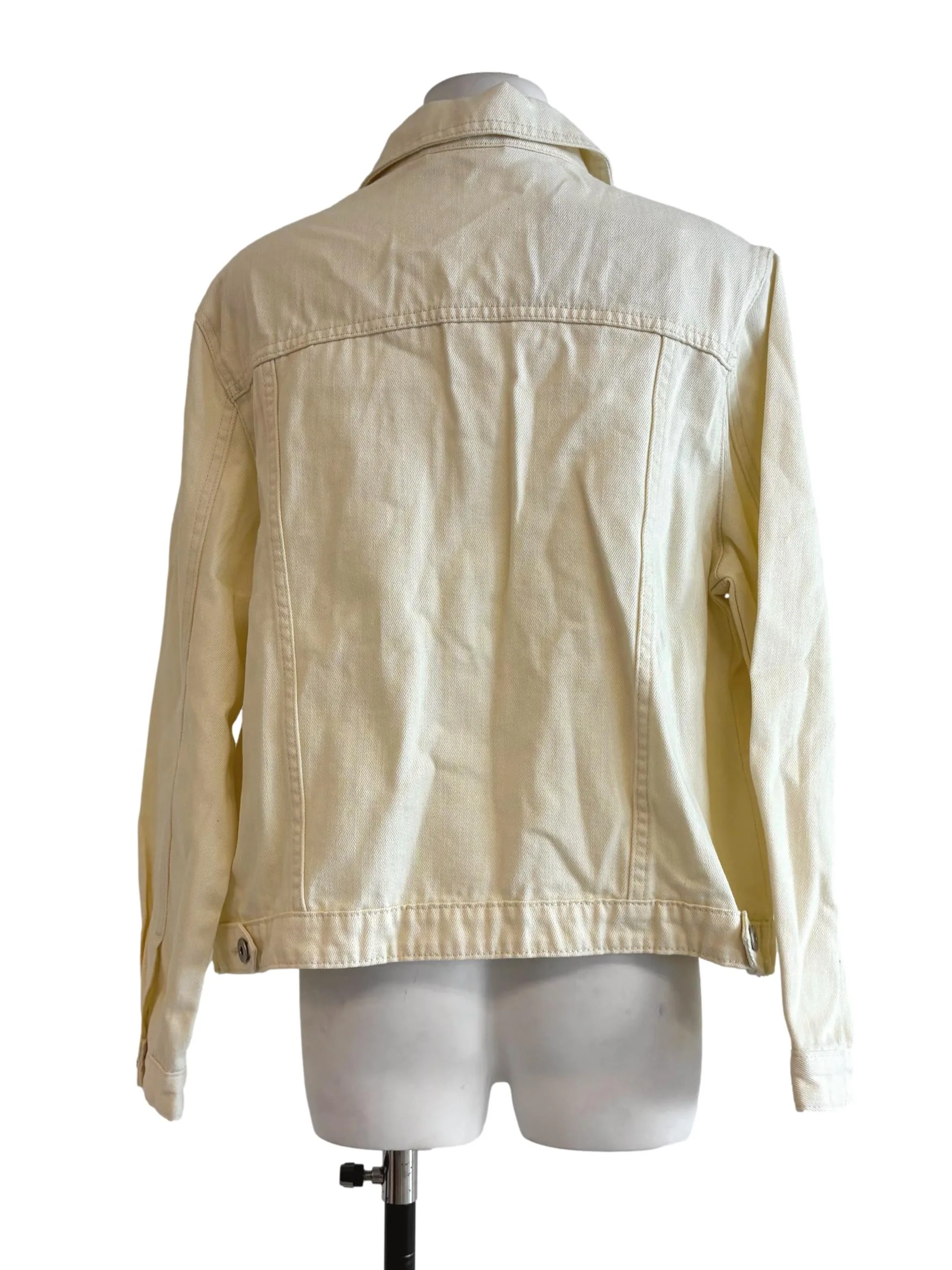 Beige Denim Jacket LB - Image 2