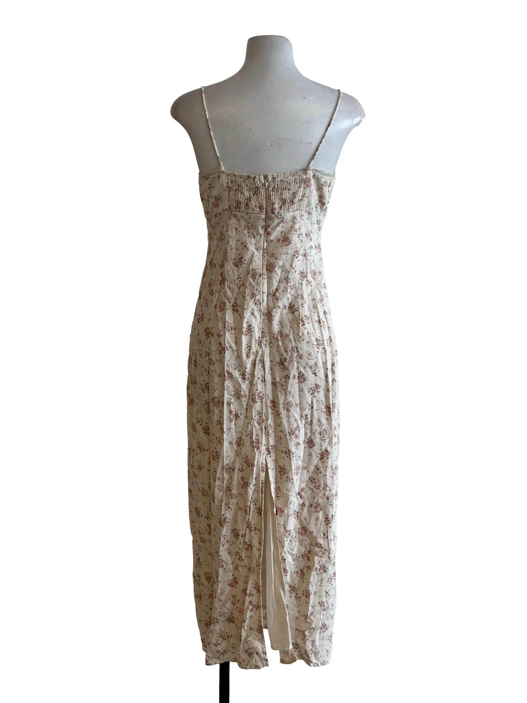 Beige Floral Sundress - Image 2