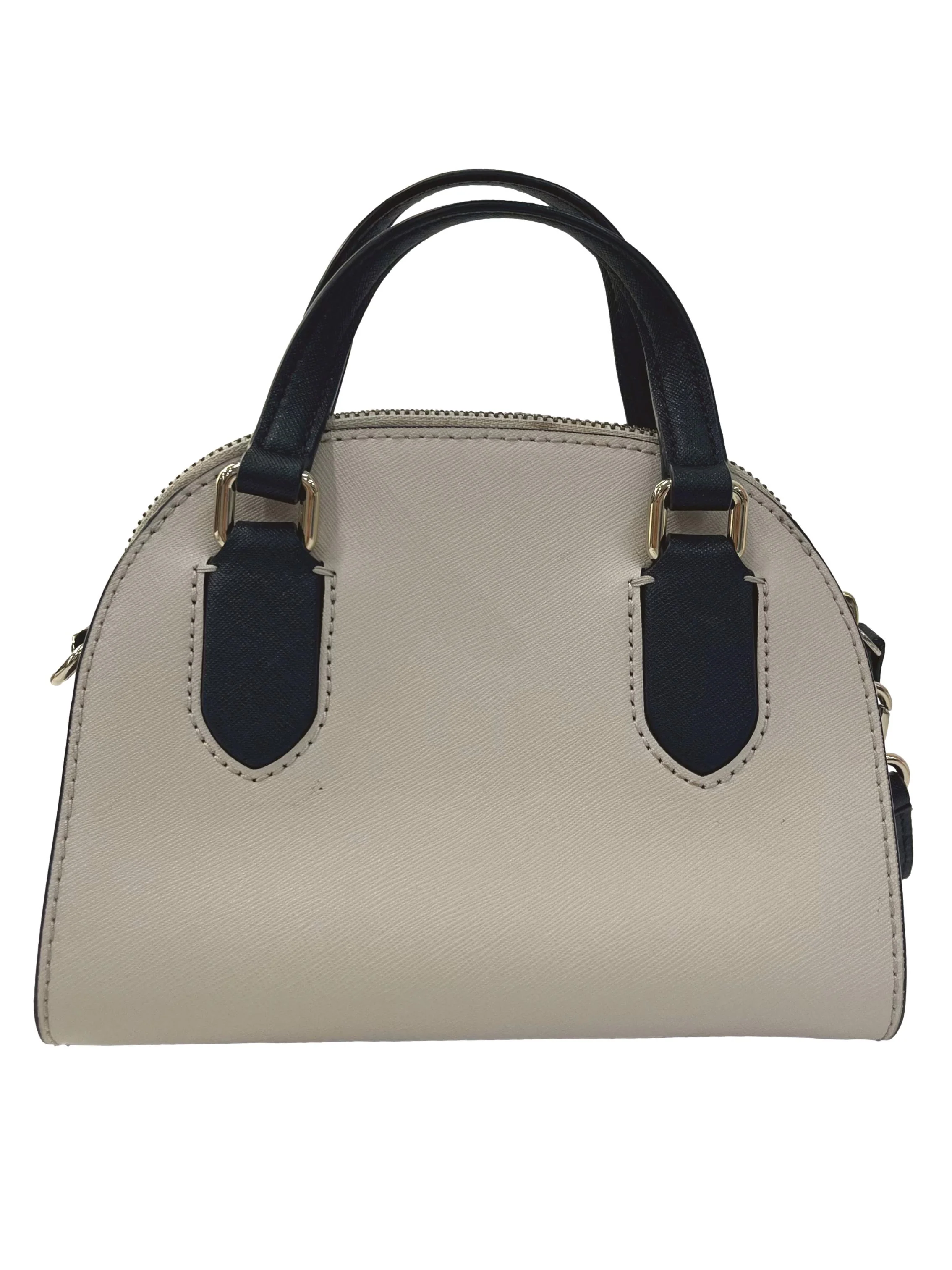 Beige Leather Laurel Way Reiley Satchel CSN - Image 2