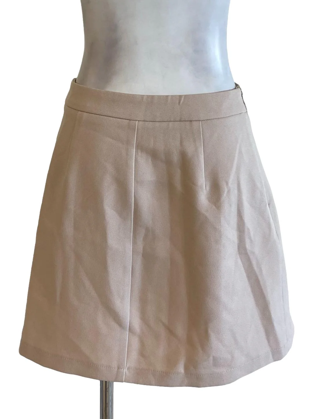 Beige Slit Skirt - Image 2