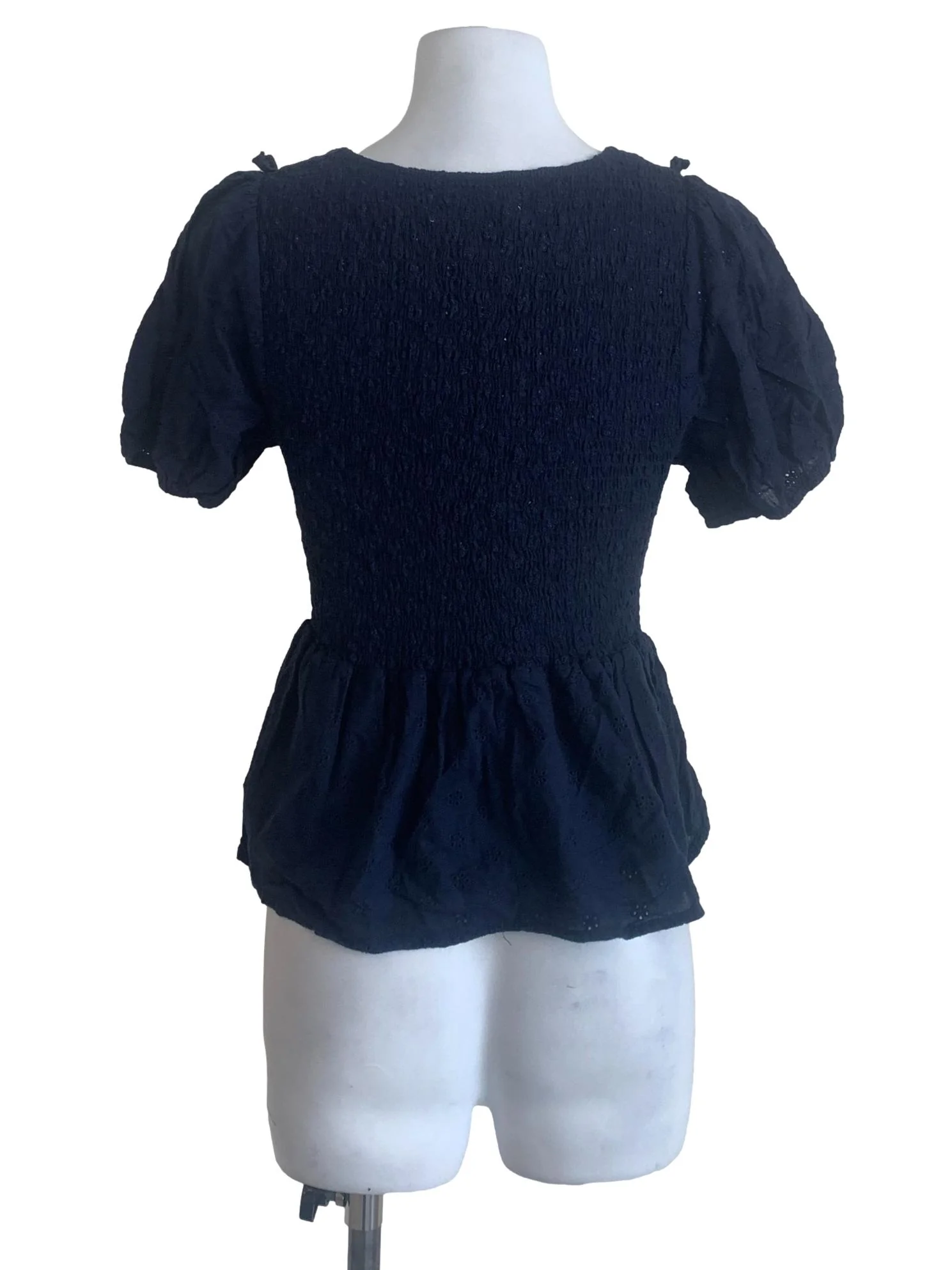 Berry Blue Peasant Top - Image 2
