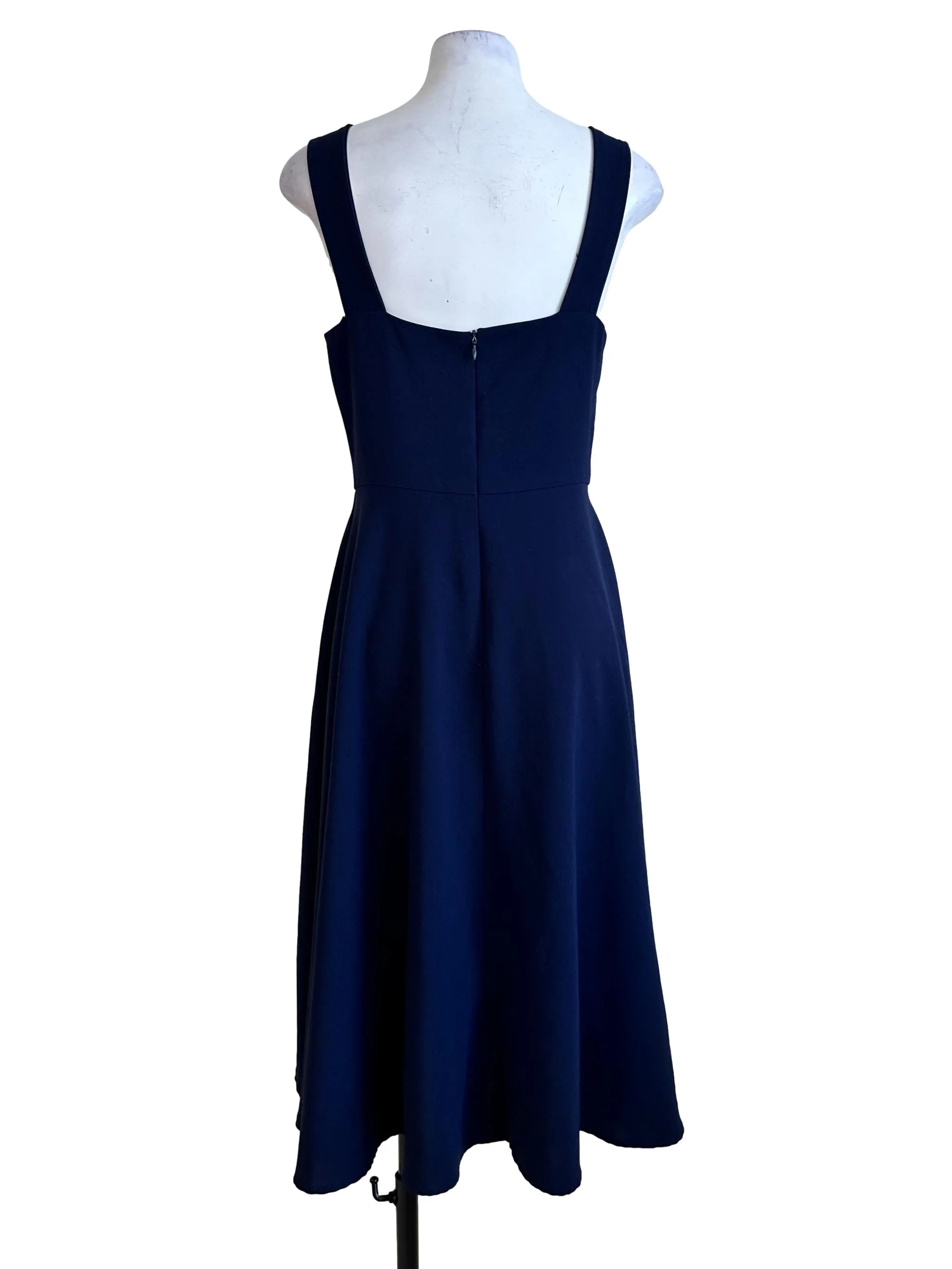 Berry Blue Sleeveless Midi Dress - Image 2