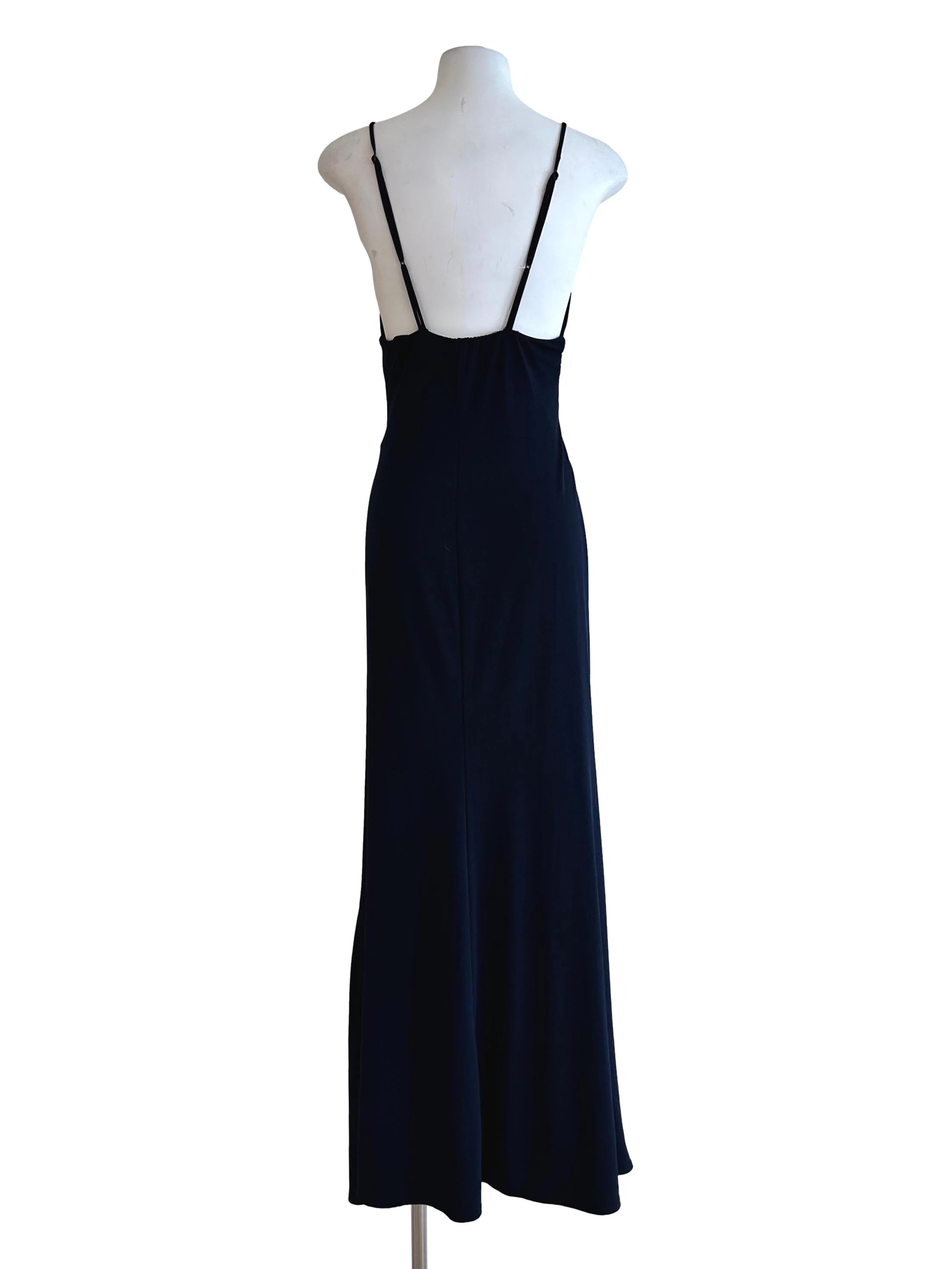 Berry Blue Sleeveless Slit Dress - Image 2
