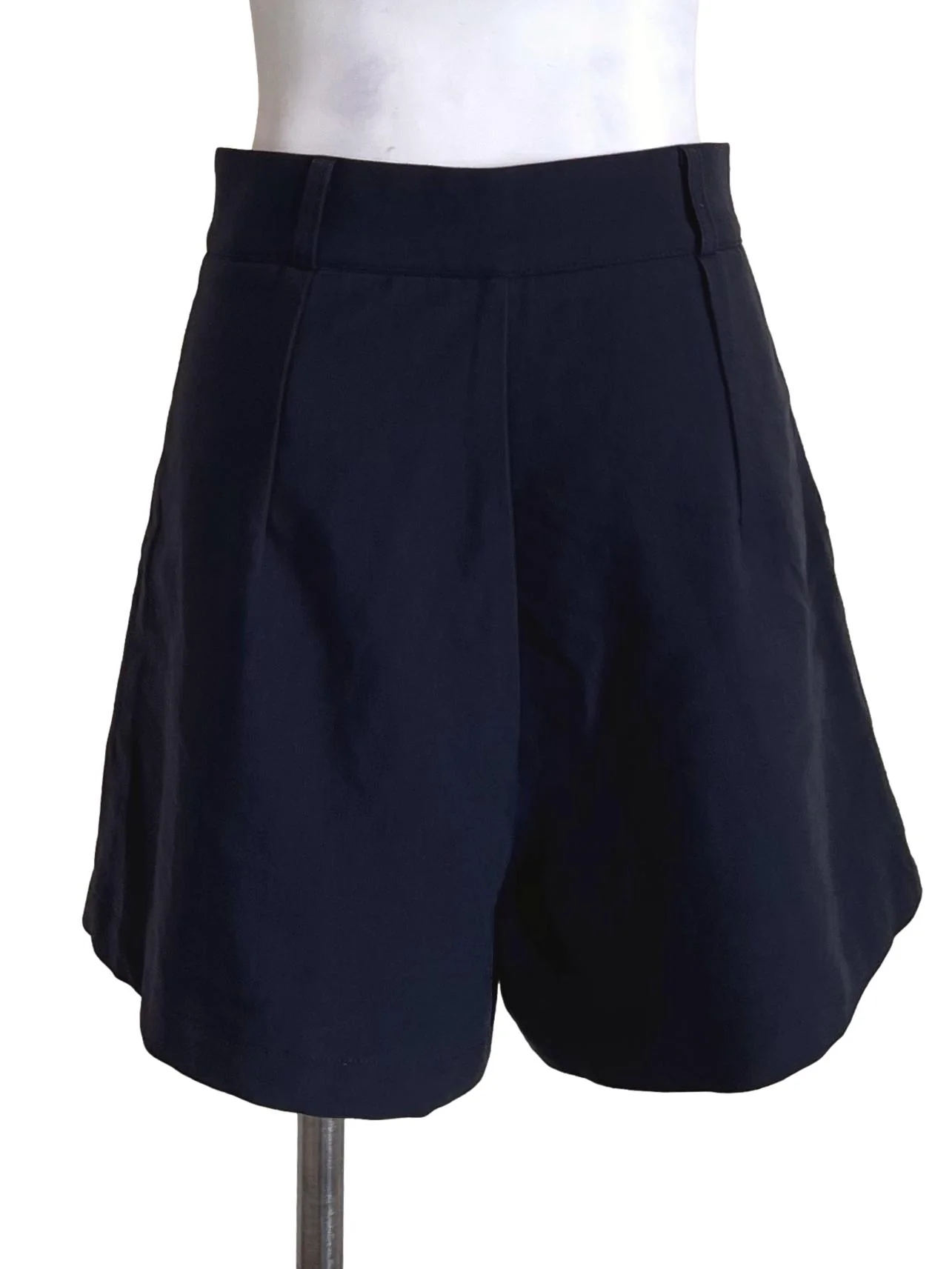 Berry Blue Structured Shorts - Image 2
