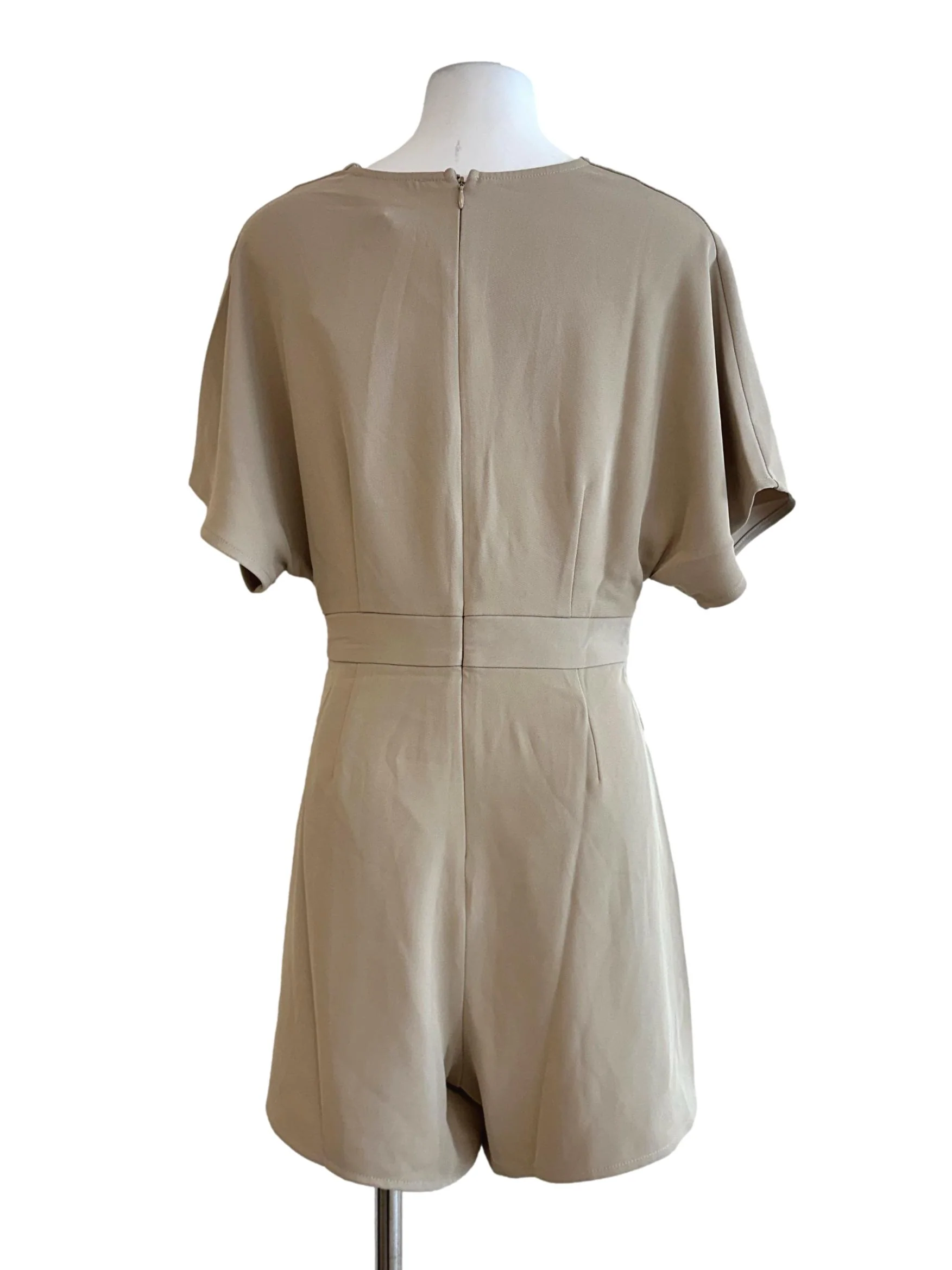 Biscotti Beige Twist Pattern Romper LB - Image 2