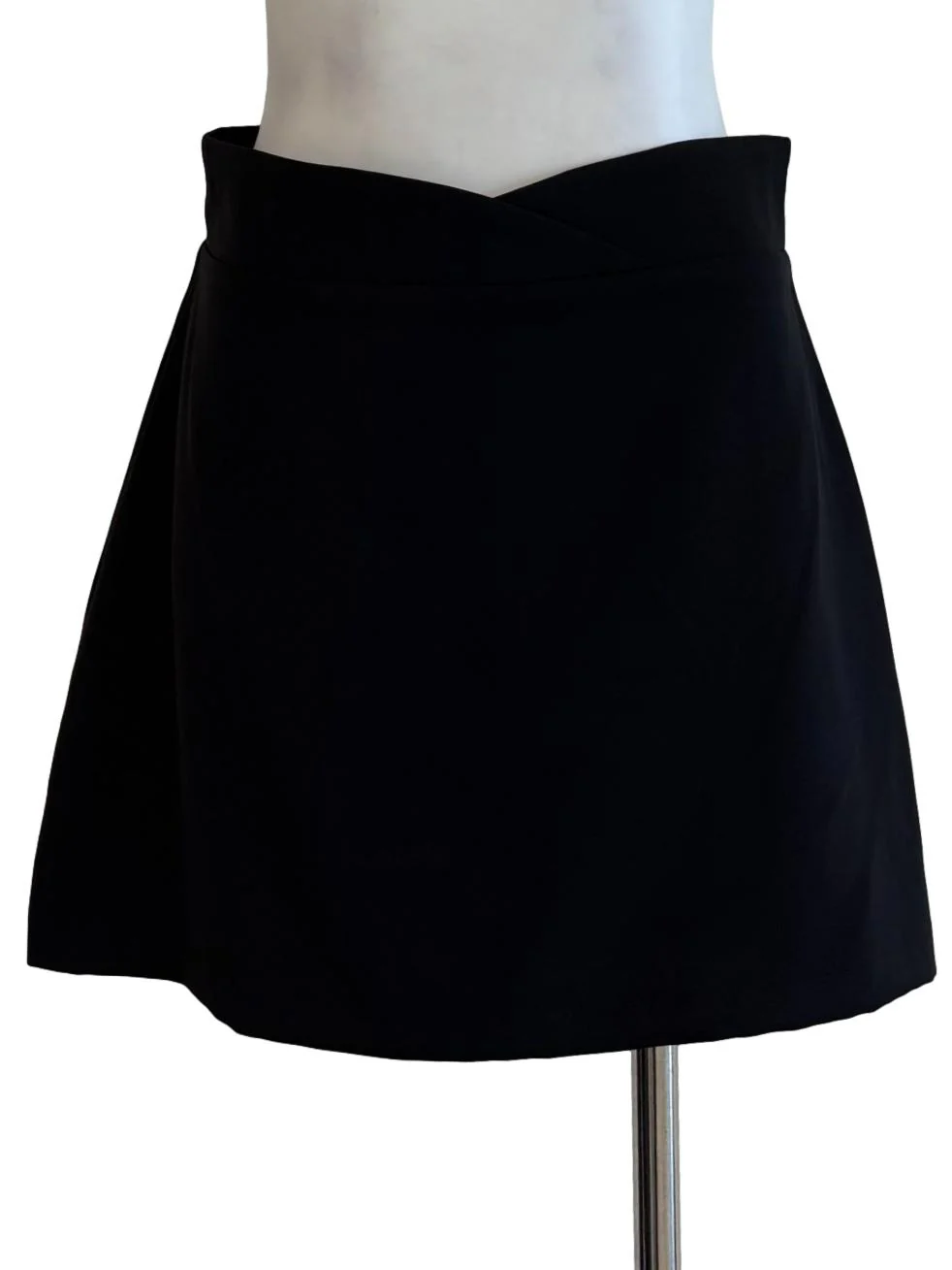Black A-Line Mini Skirt