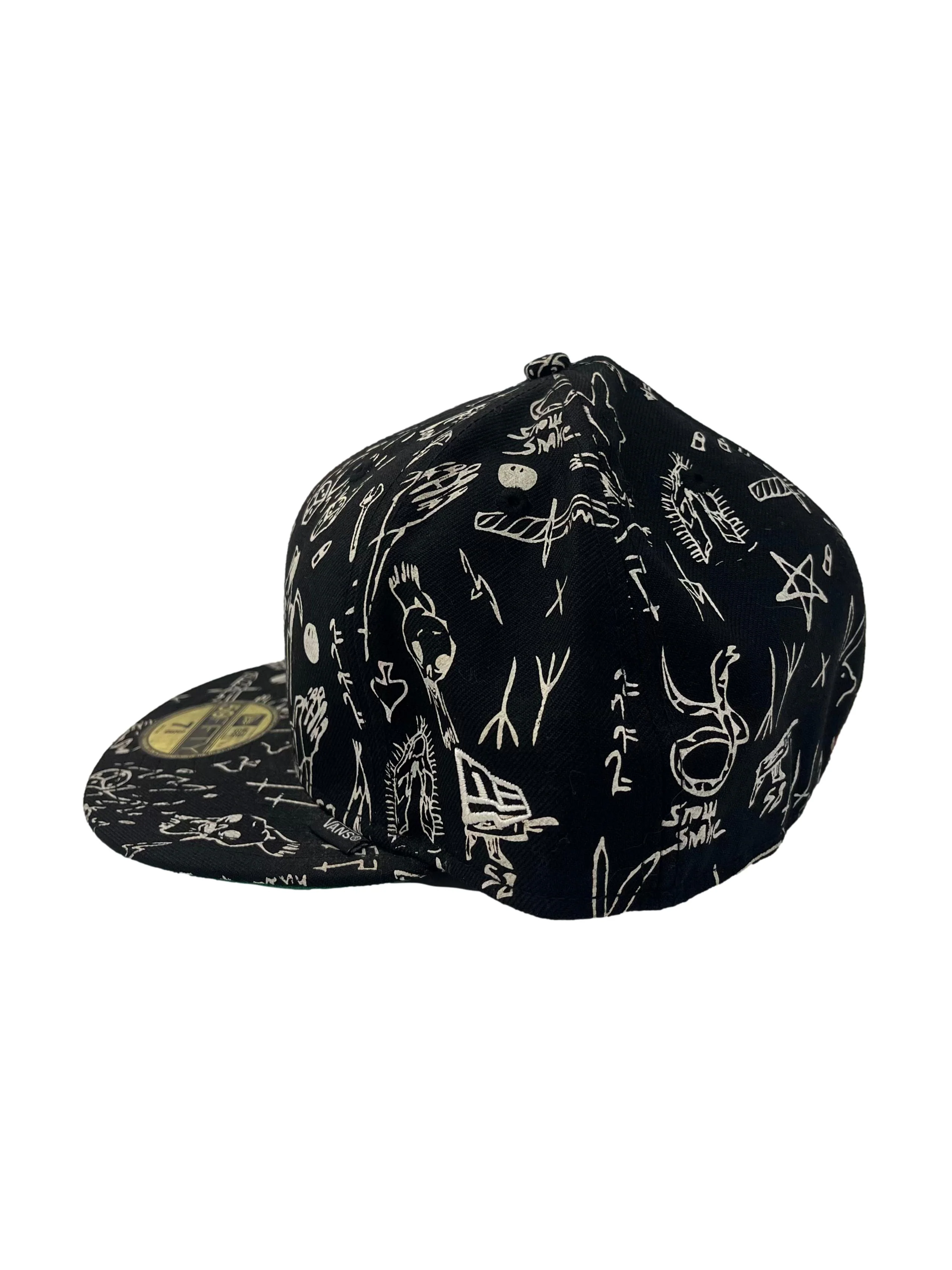 Black And White Snapback Cap - Image 3
