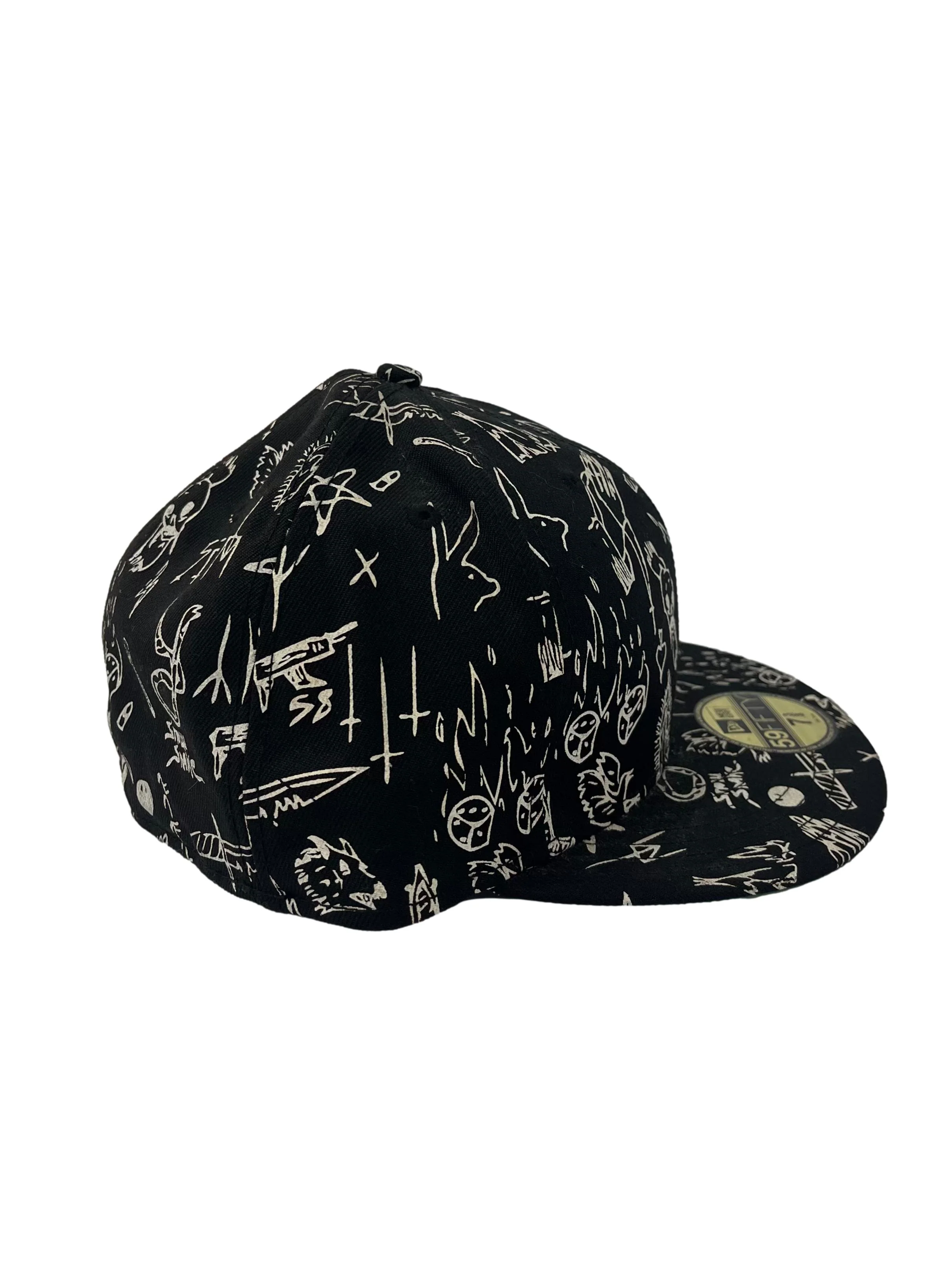 Black And White Snapback Cap - Image 4