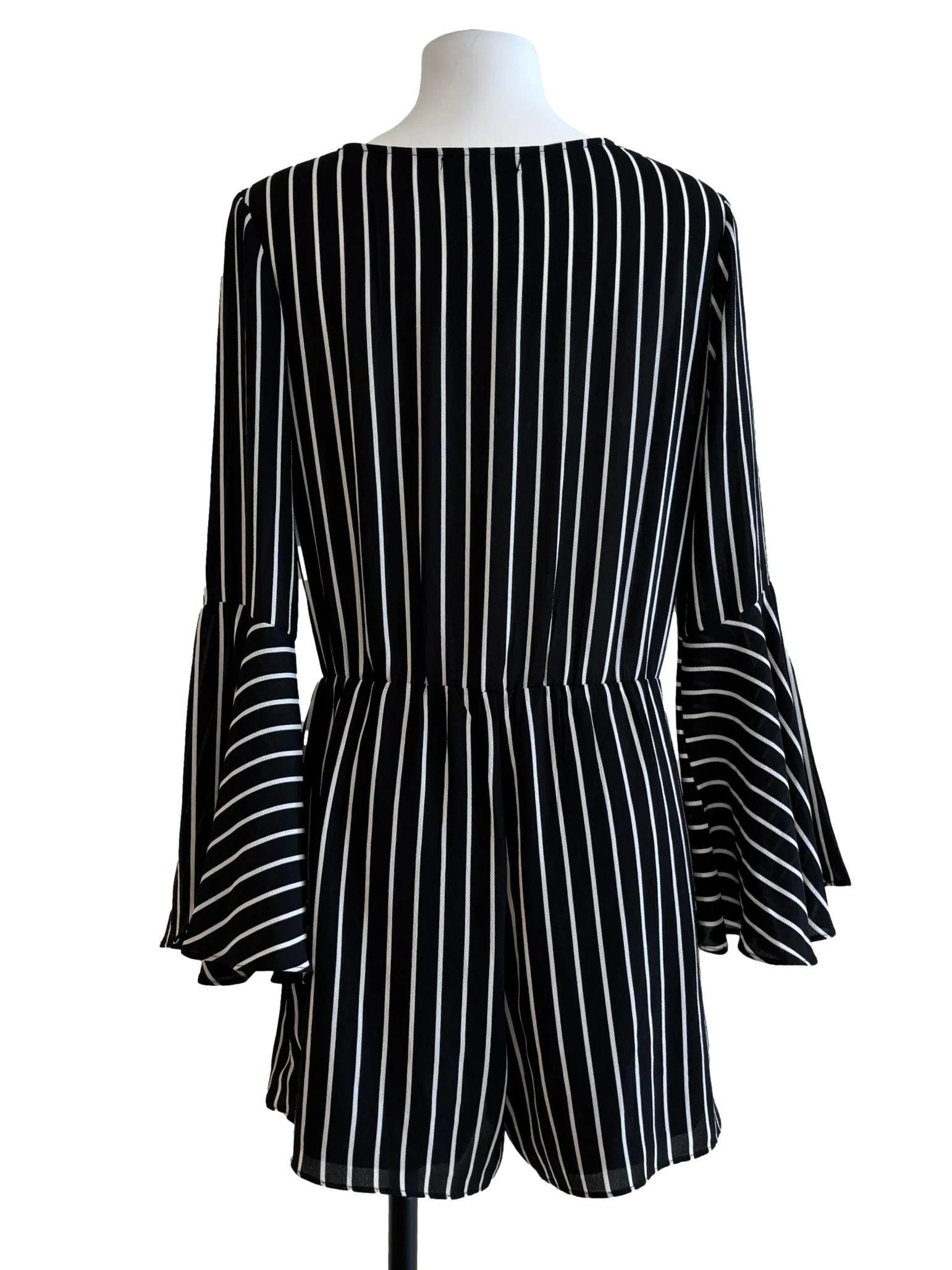 Black And White Striped Rompers - Image 2