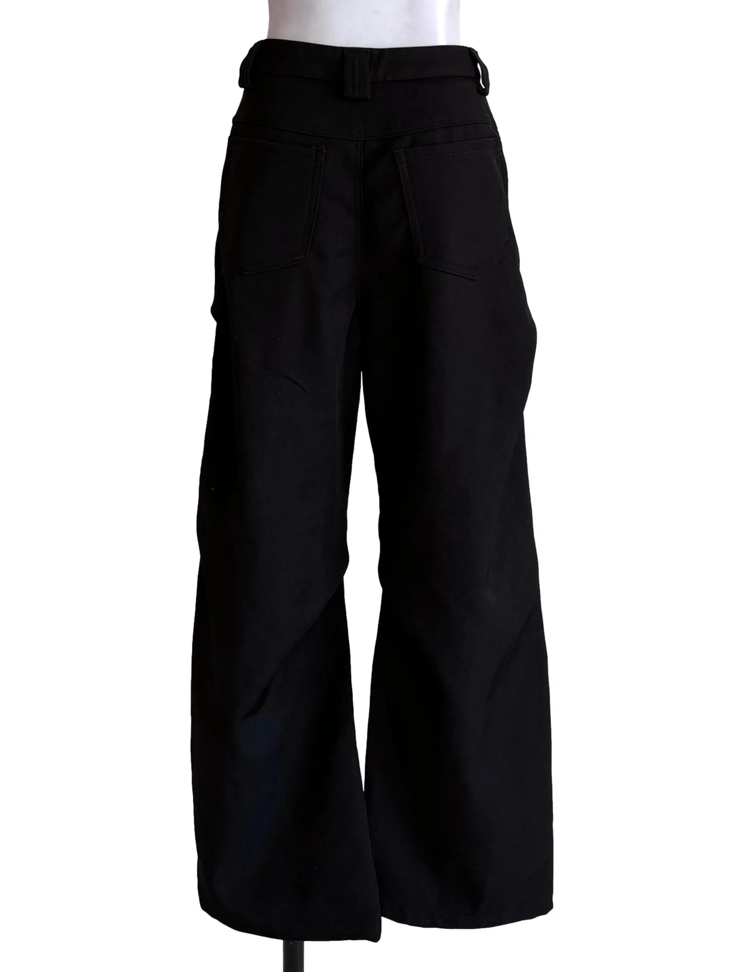Black Barrel Leg Pants - Image 2