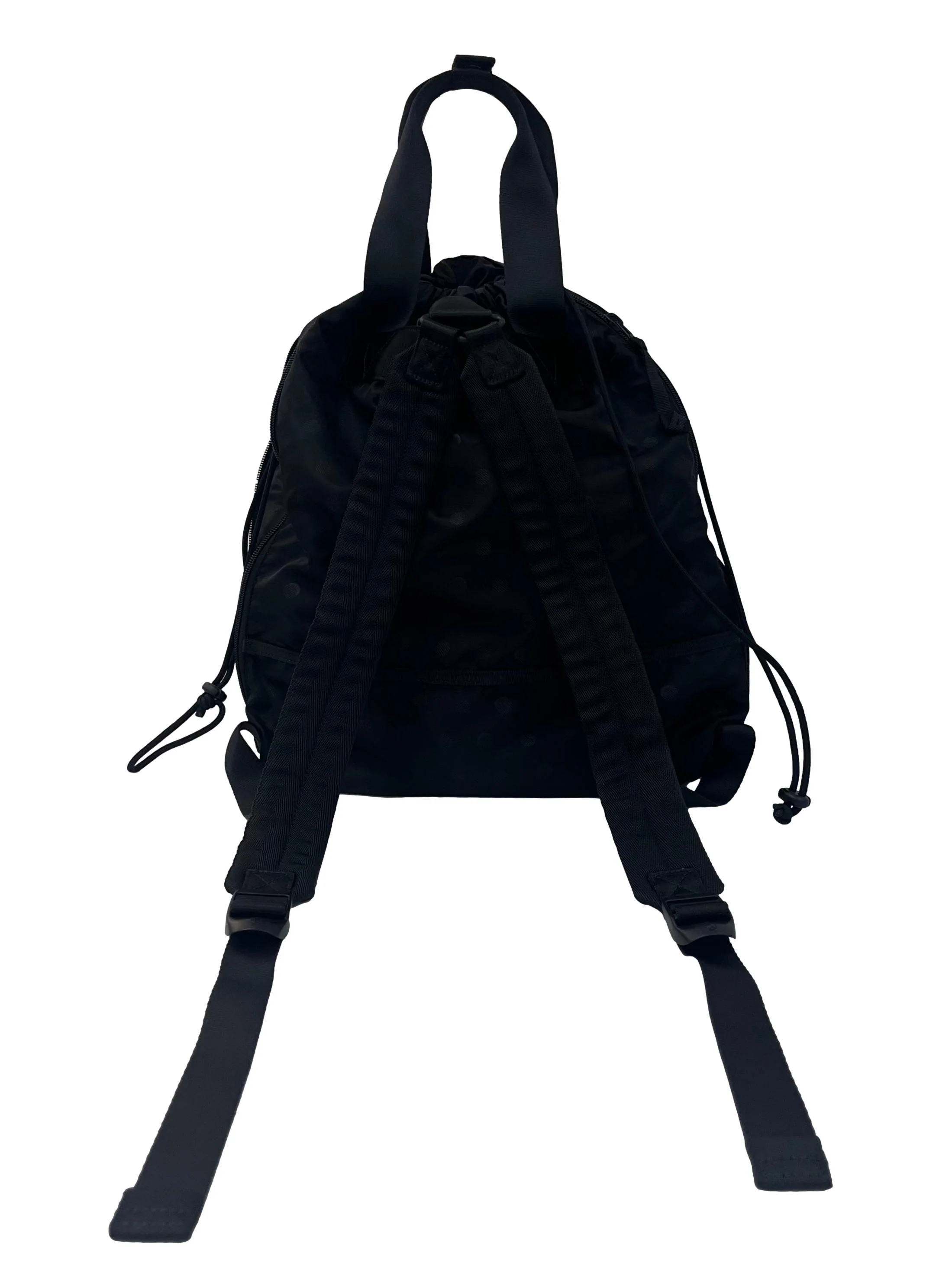 Black Blackpack With Adjustable Straps - Image 2