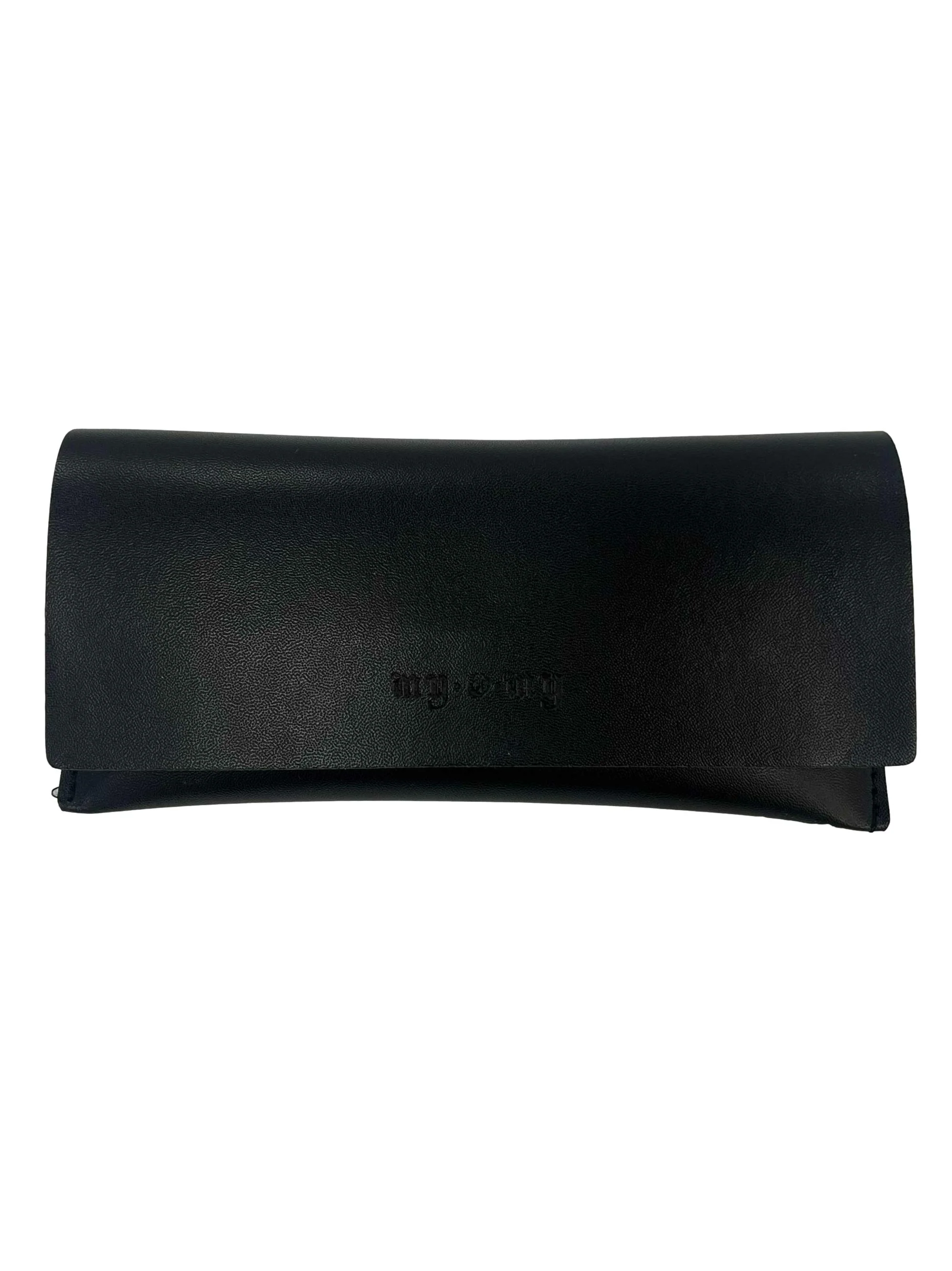 Black Boxy Cat Eye Sunglasses - Image 4