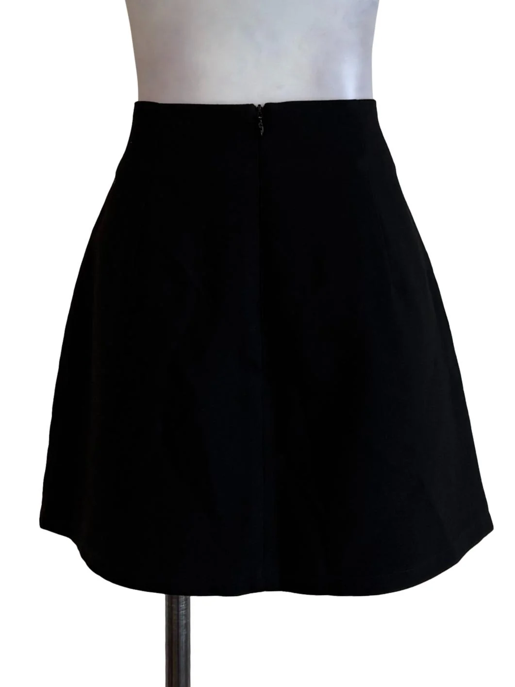 Black Buttoned Skorts - Image 2