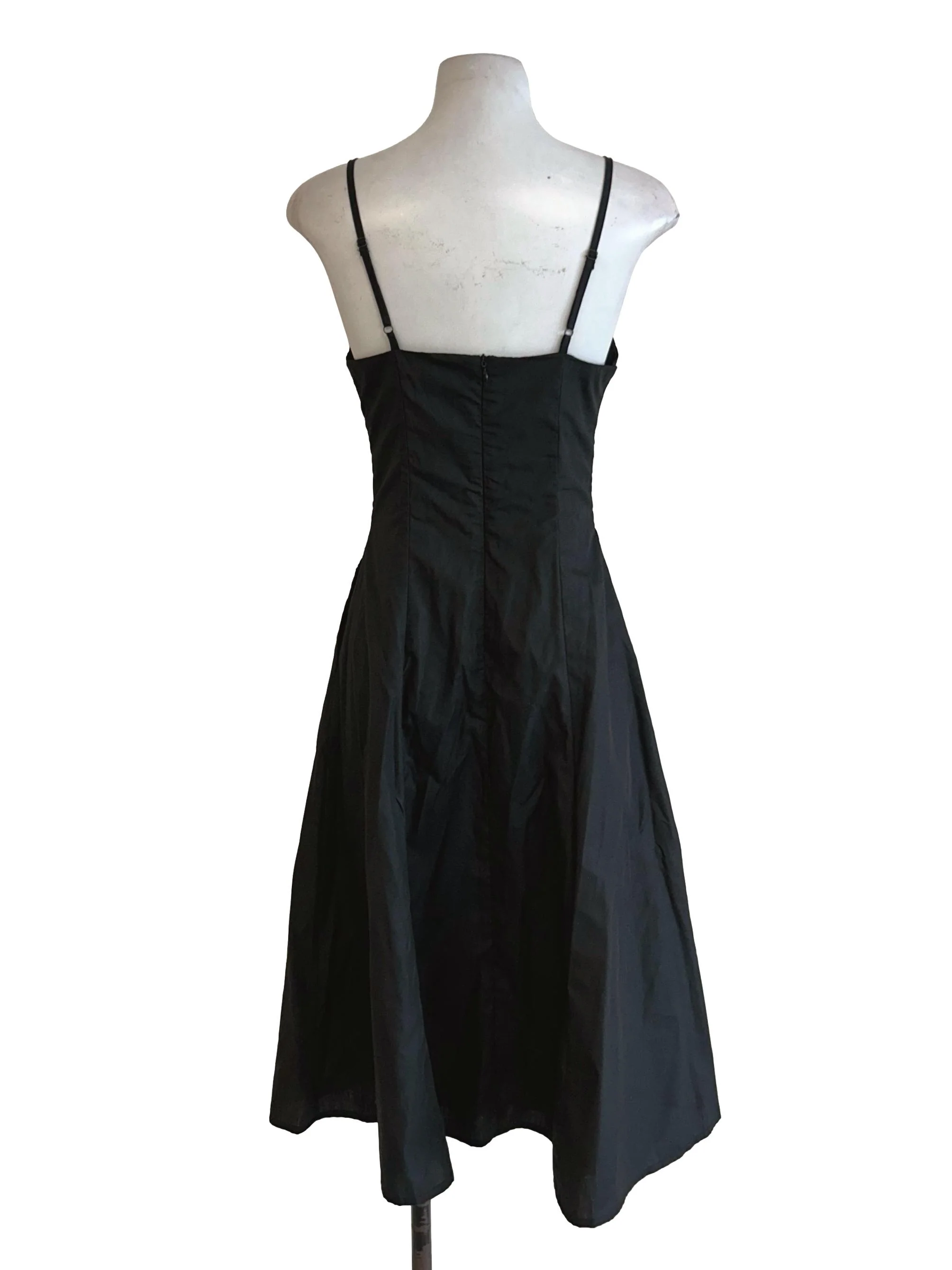 Black Cami Midi Dress TTR - Image 2