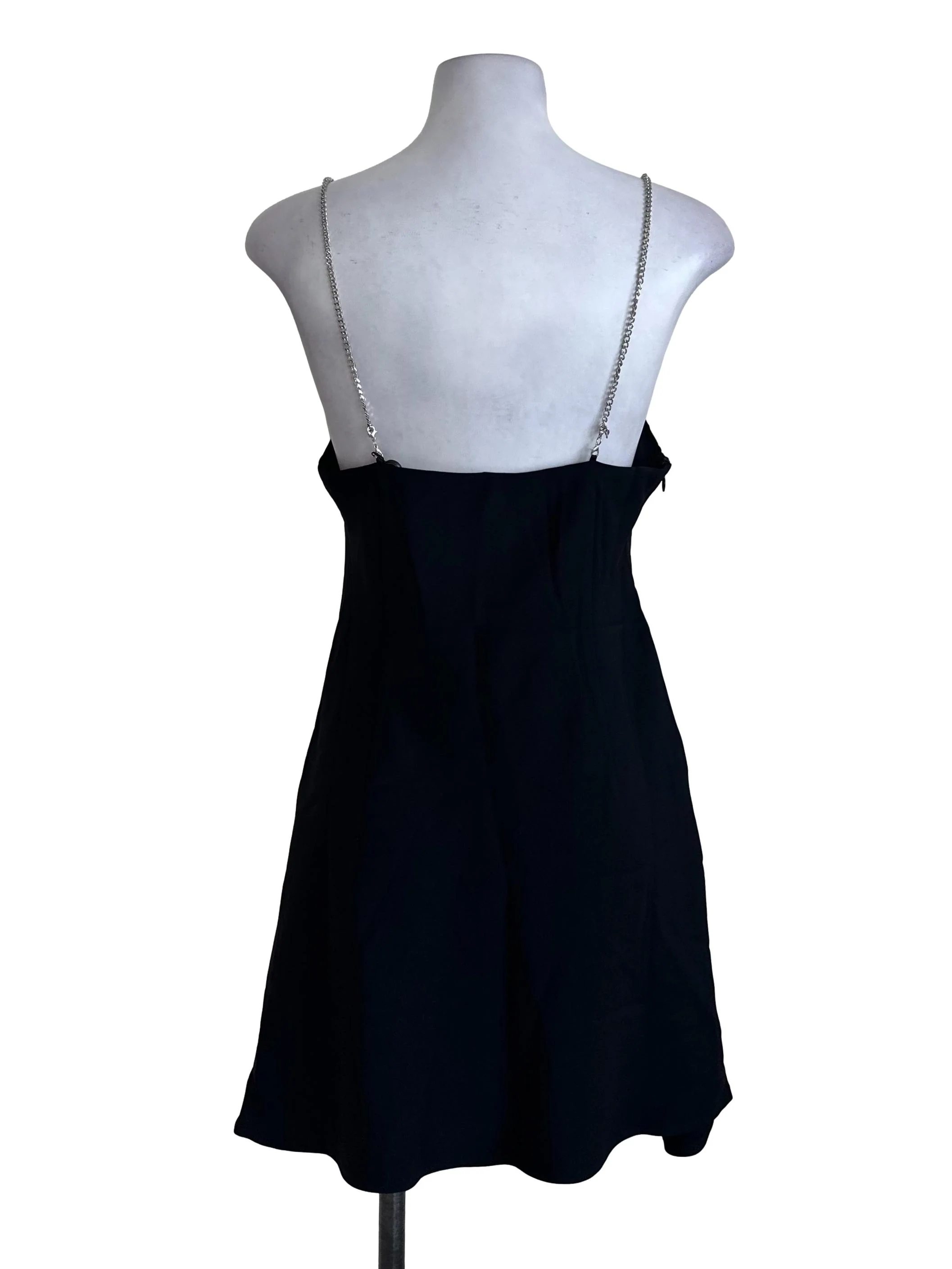 Black Chain Strap Dress - Image 2