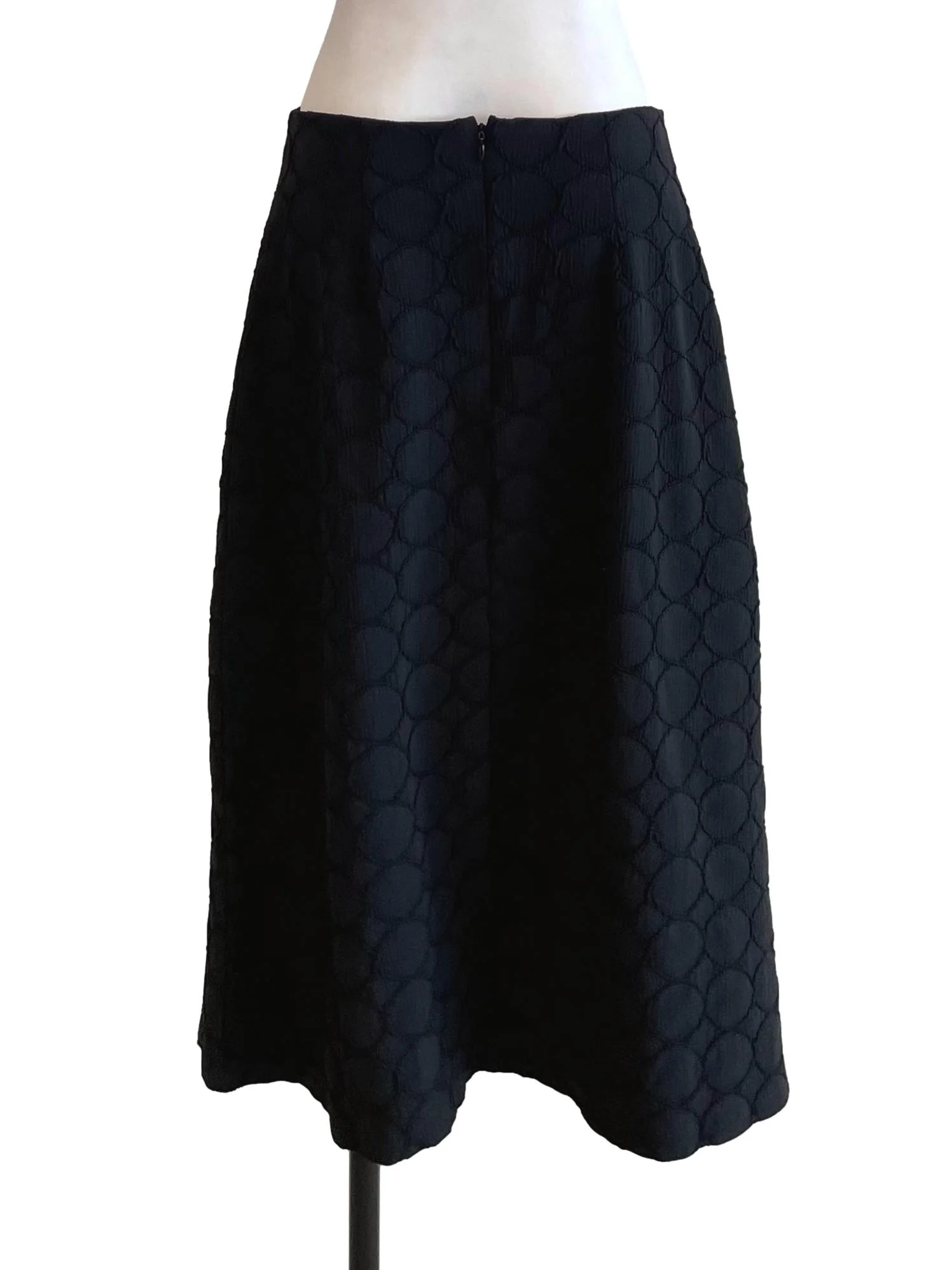 Black Circle A-Line Skirt - Image 2