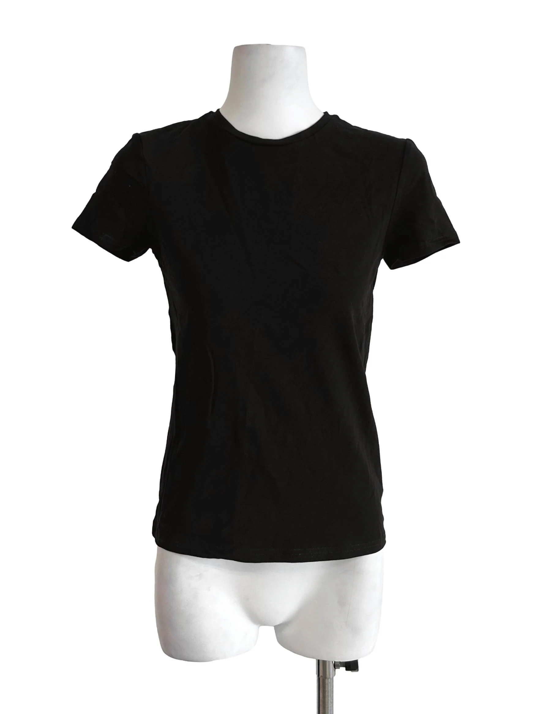 Black Classic Crew Neck Tee OSN