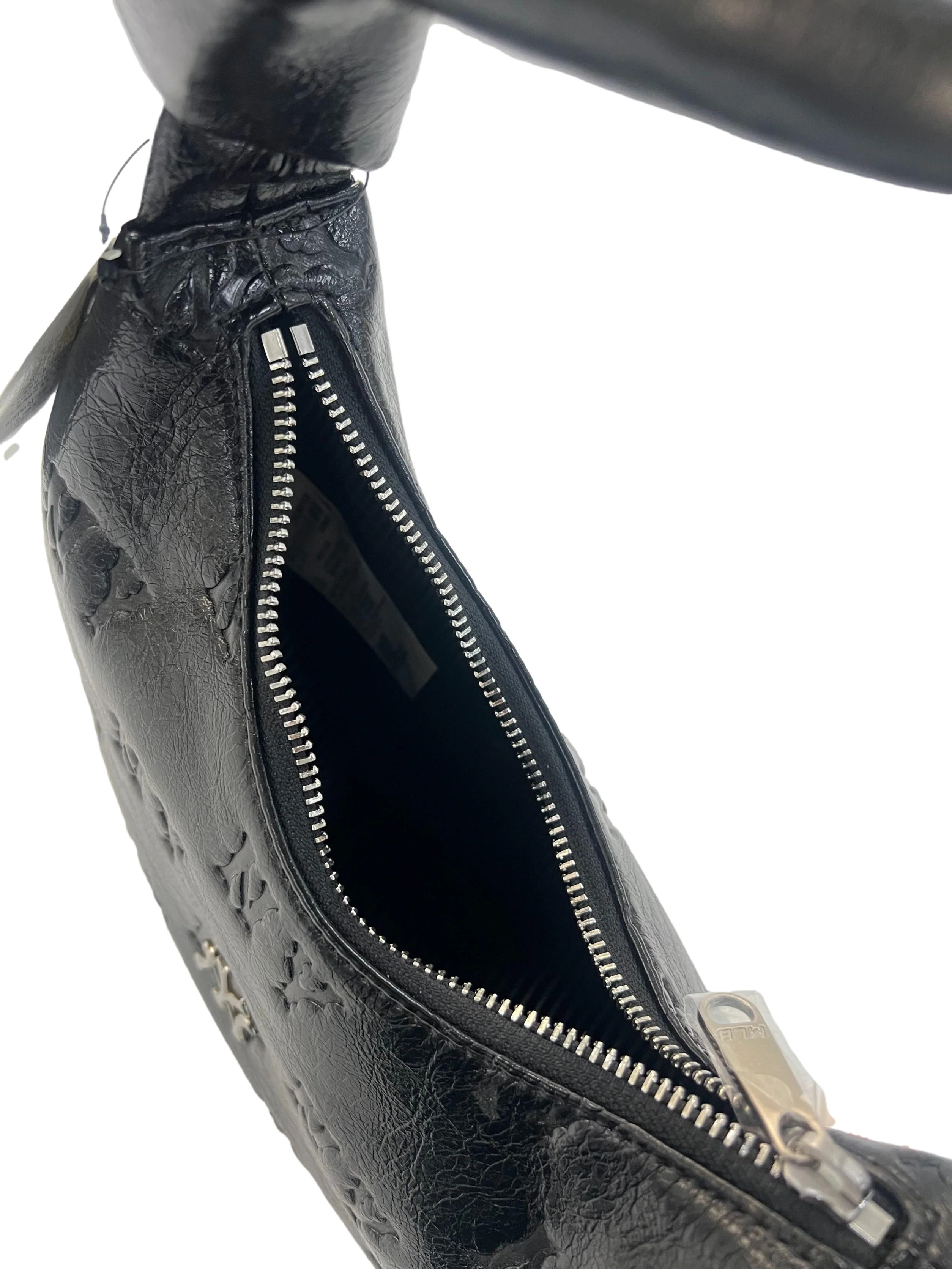 Black Classic Mono Hobo Bag - Image 3