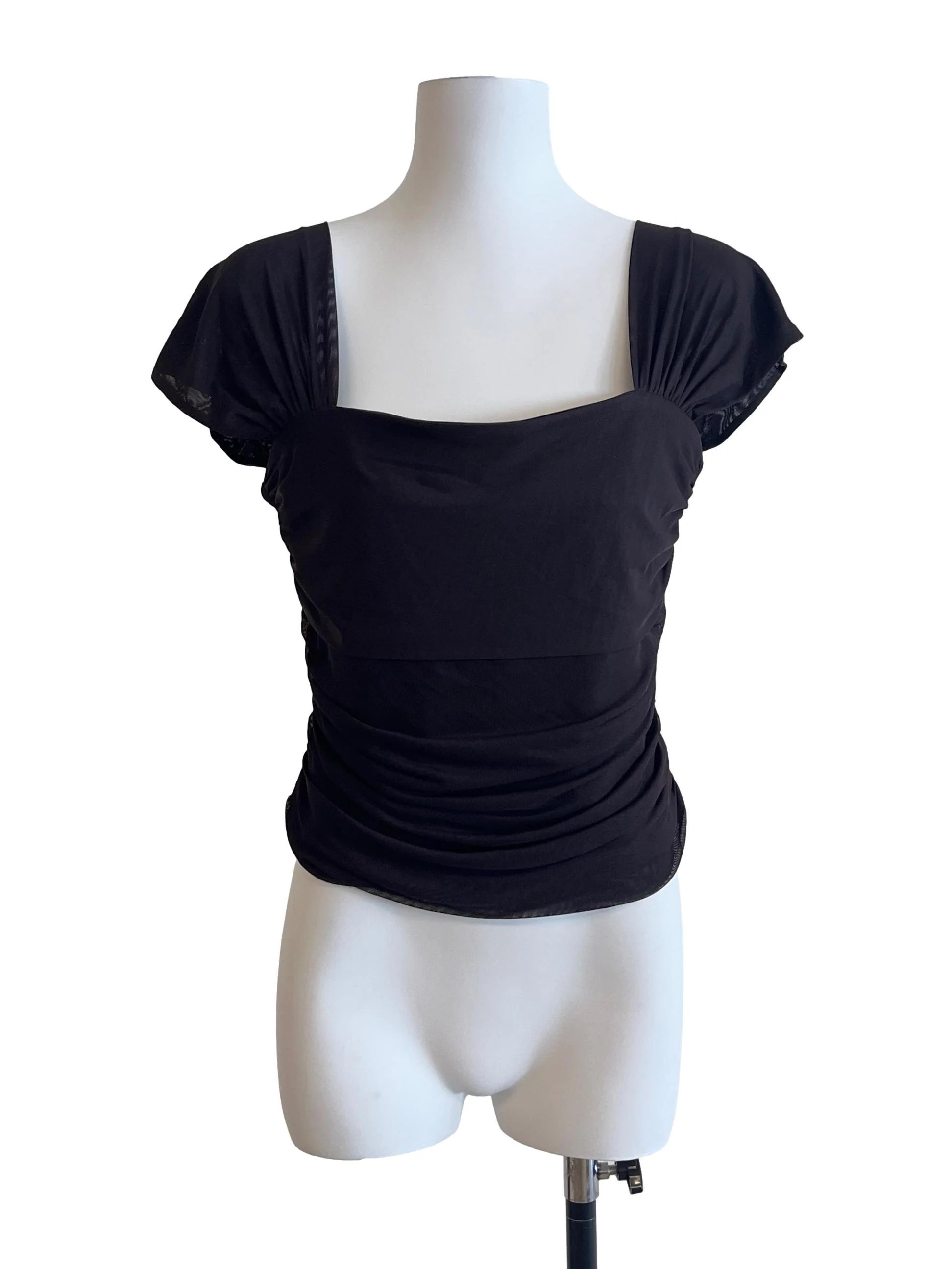 Black Coffee Short Sleeve Top