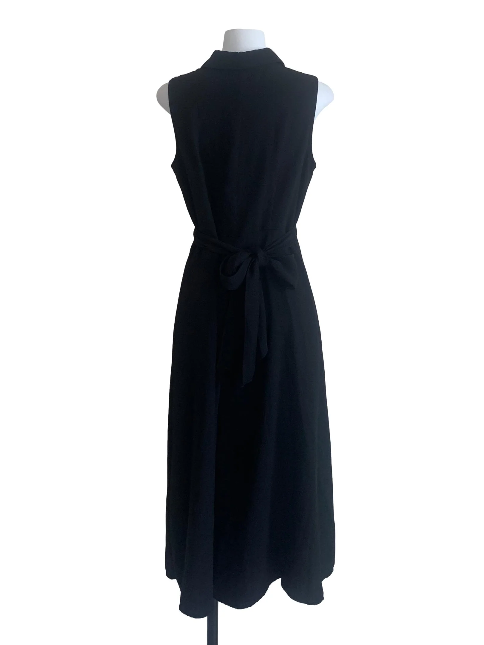 Black Collared Shirt Dress - Image 2