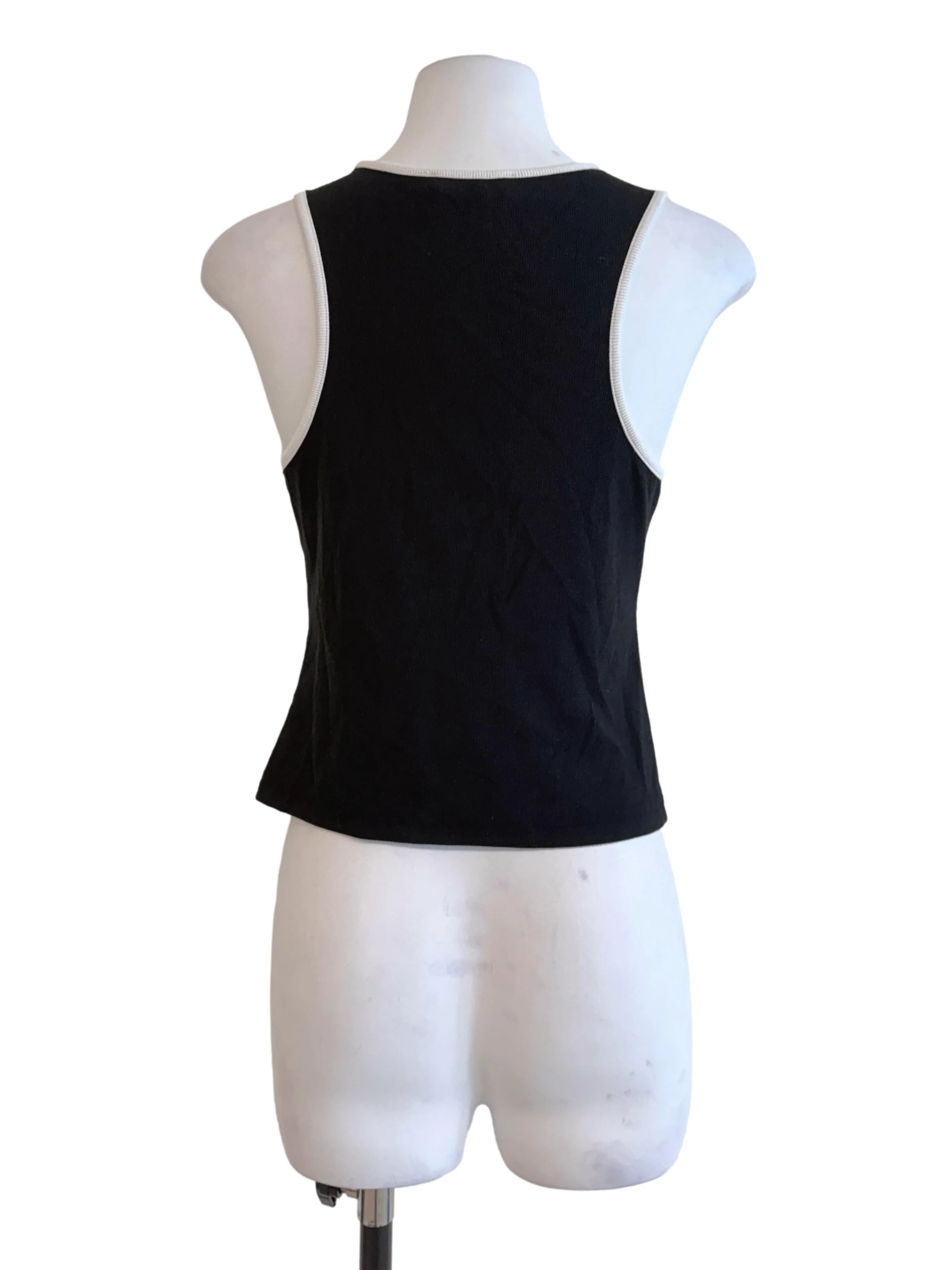 Black Contrast Tank Top TTR - Image 2