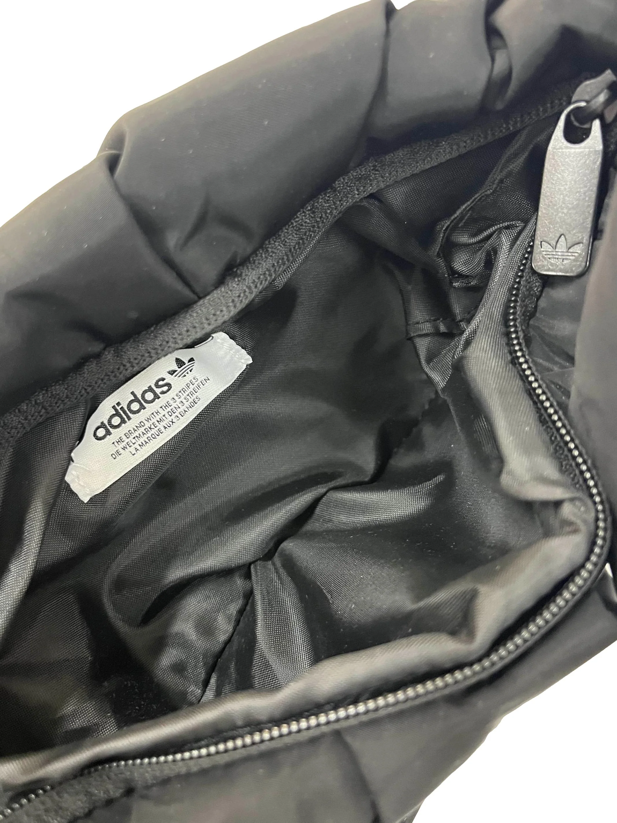 Black Crinkle Cloud Crossbody Bag - Image 3