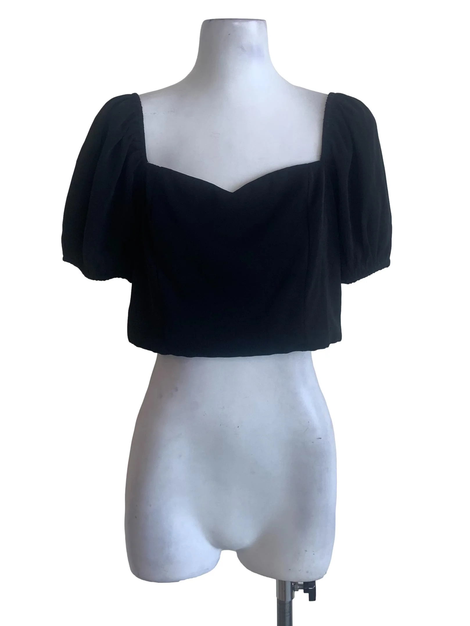Black Crop Top