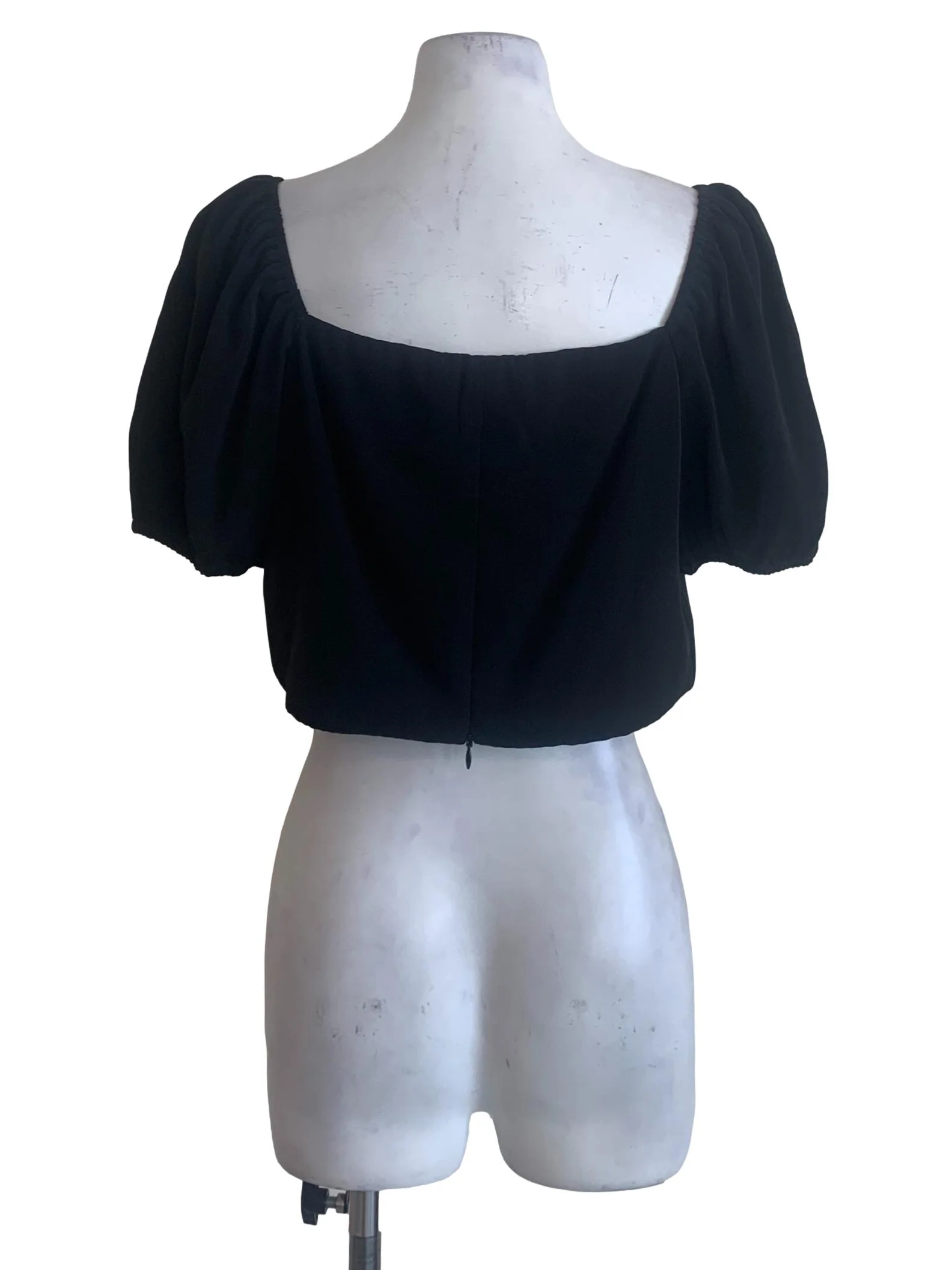 Black Crop Top - Image 2