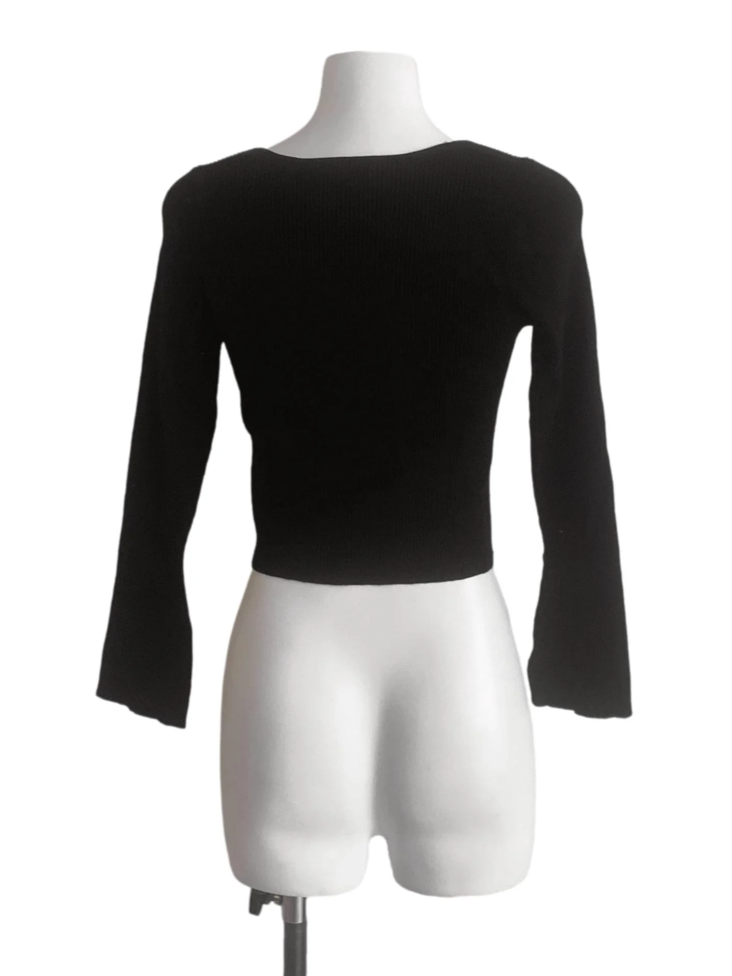 Black Crop Top TWL - Image 2