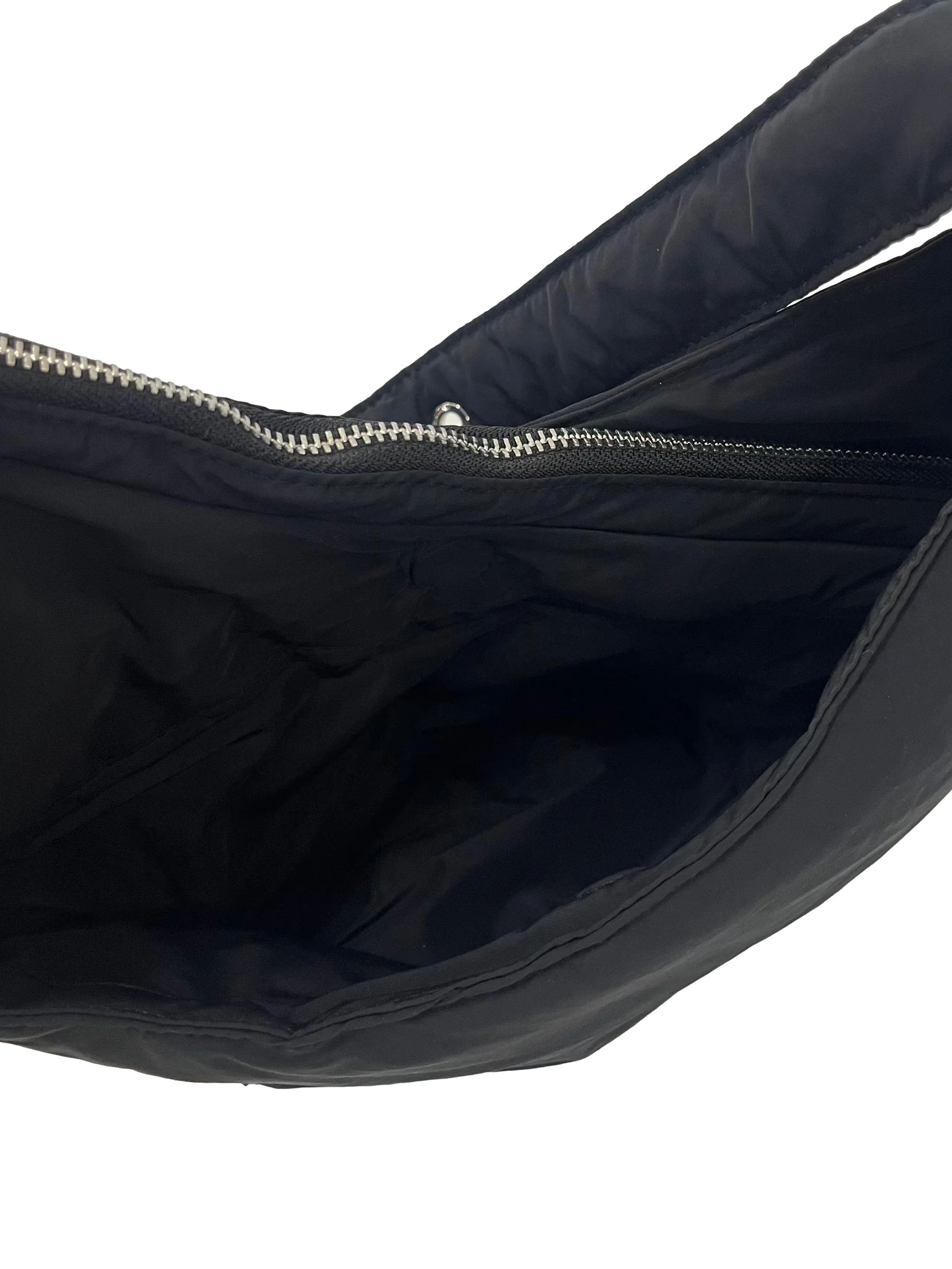Black Crossbody Bag With Adjustable Strap - Image 5
