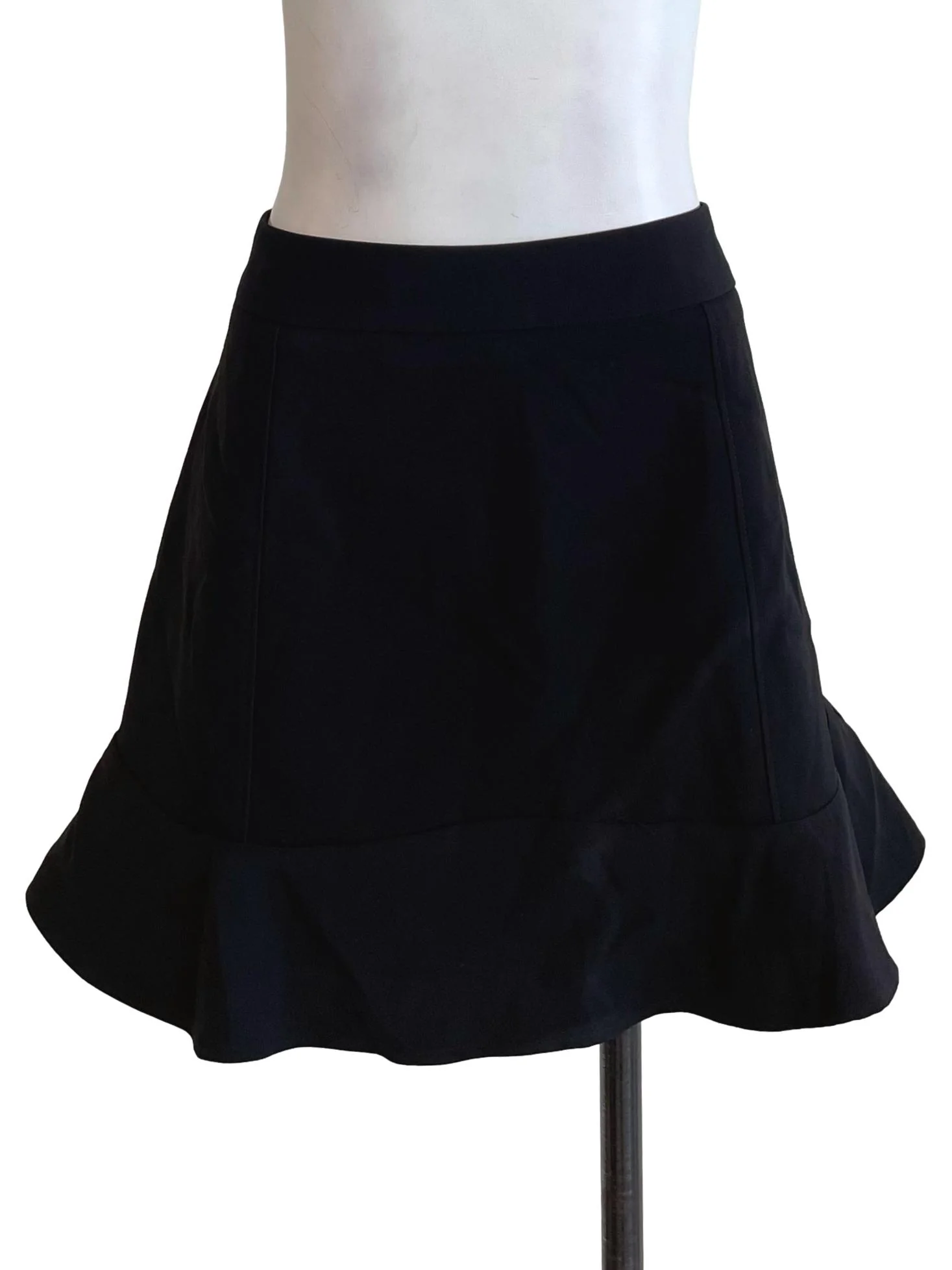 Black Flounce Skirt