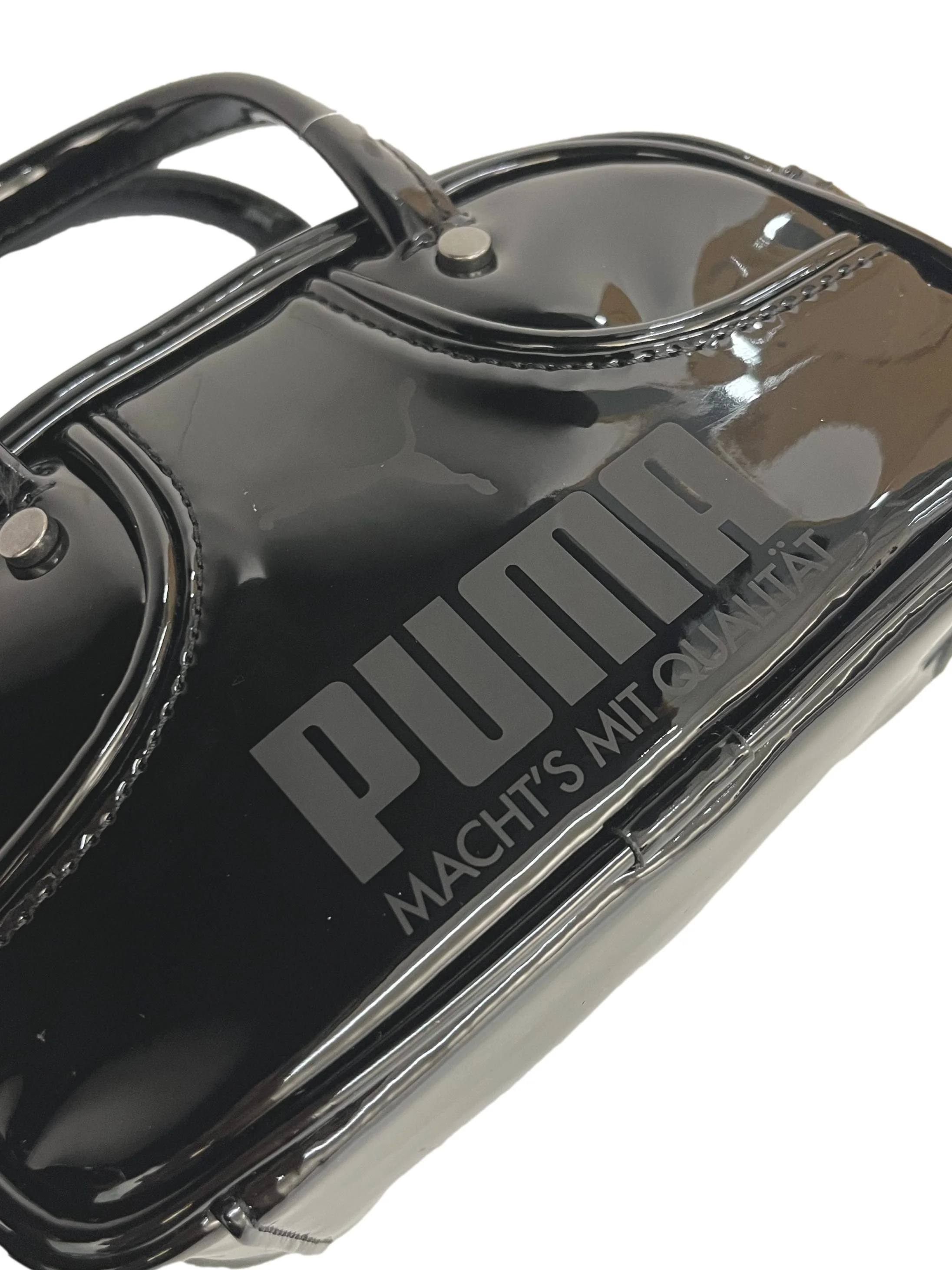 Black Glossy Mini Bag - Image 4